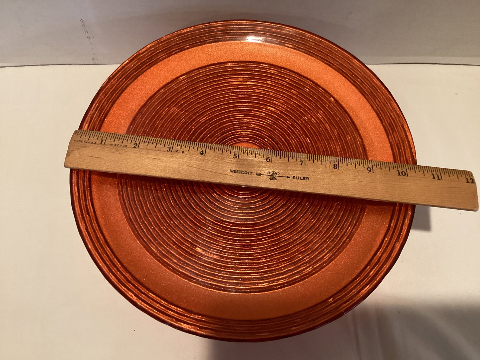 Glass Pedestal Decorative Plate - 4