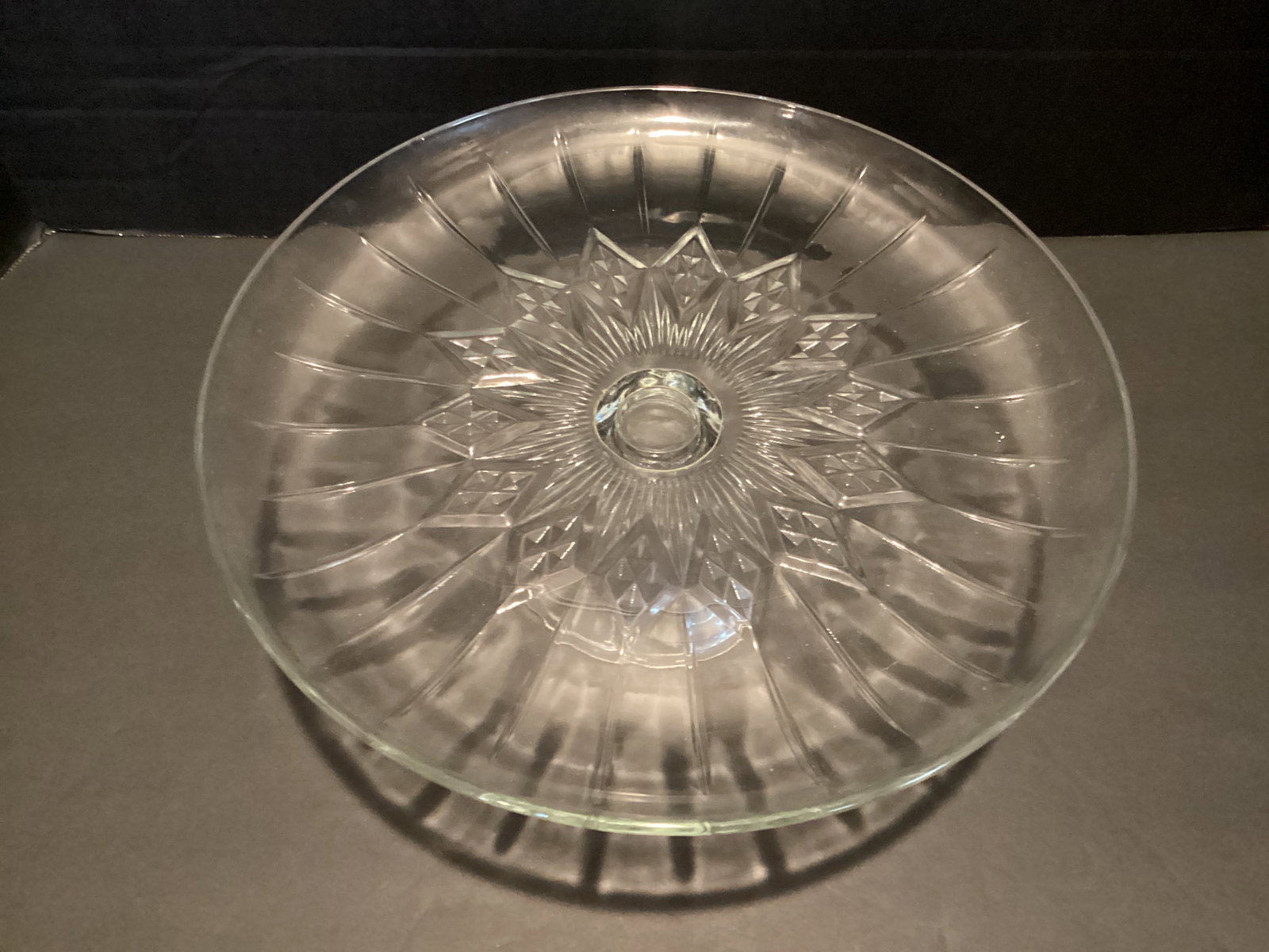 Pedestal Cake Plate with Dome - 3