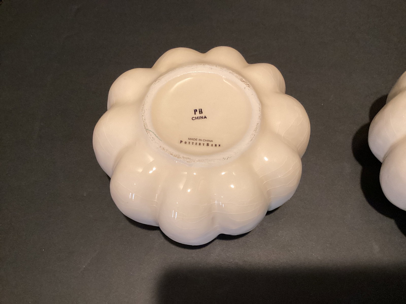 Three Pottery Barn Pumpkin Dishes - 3