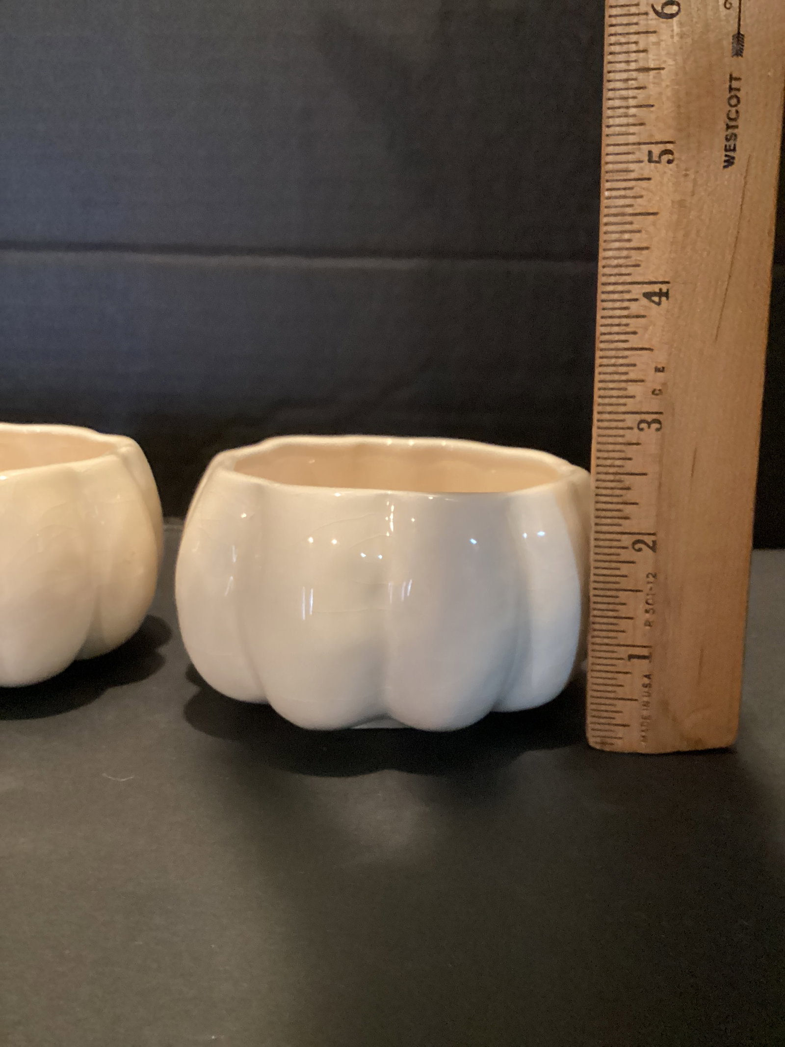 Three Pottery Barn Pumpkin Dishes - 5