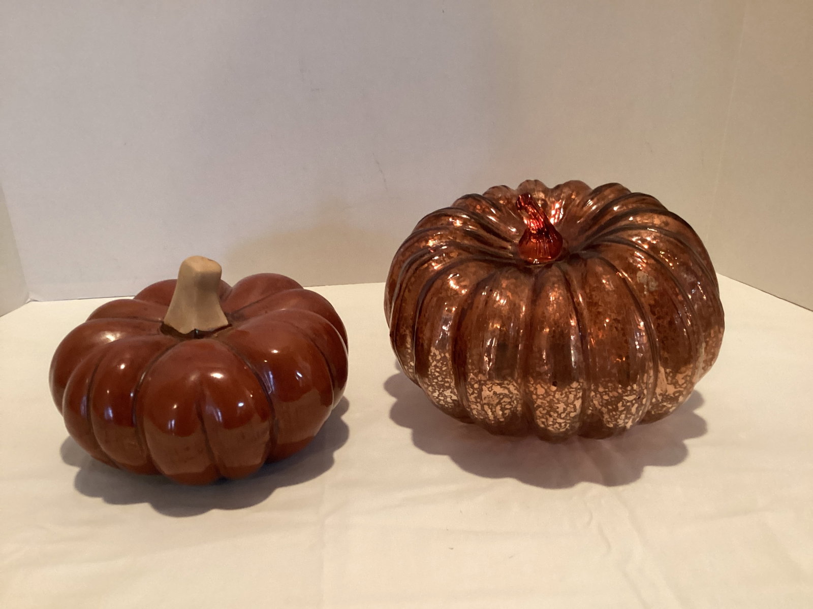 Ceramic and Art Glass Pumpkins (1 of 6)