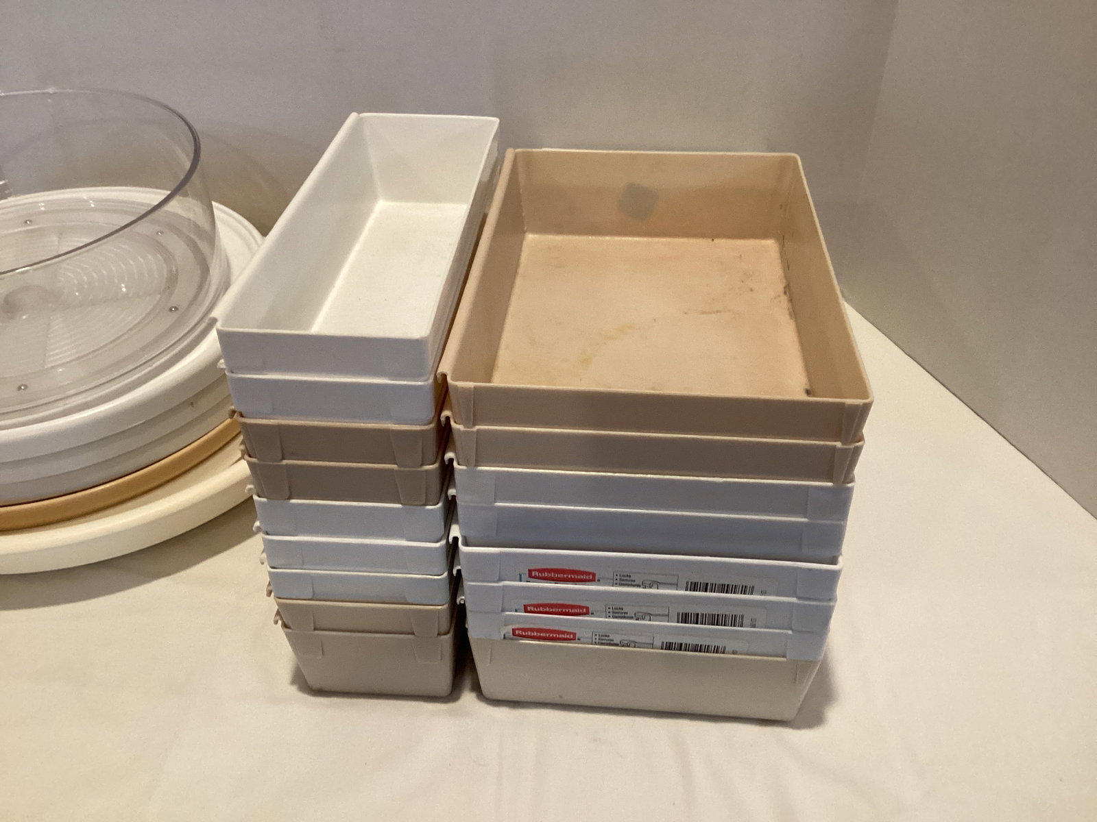 Lazy Susans and Plastic Drawer Storage Bins - 5