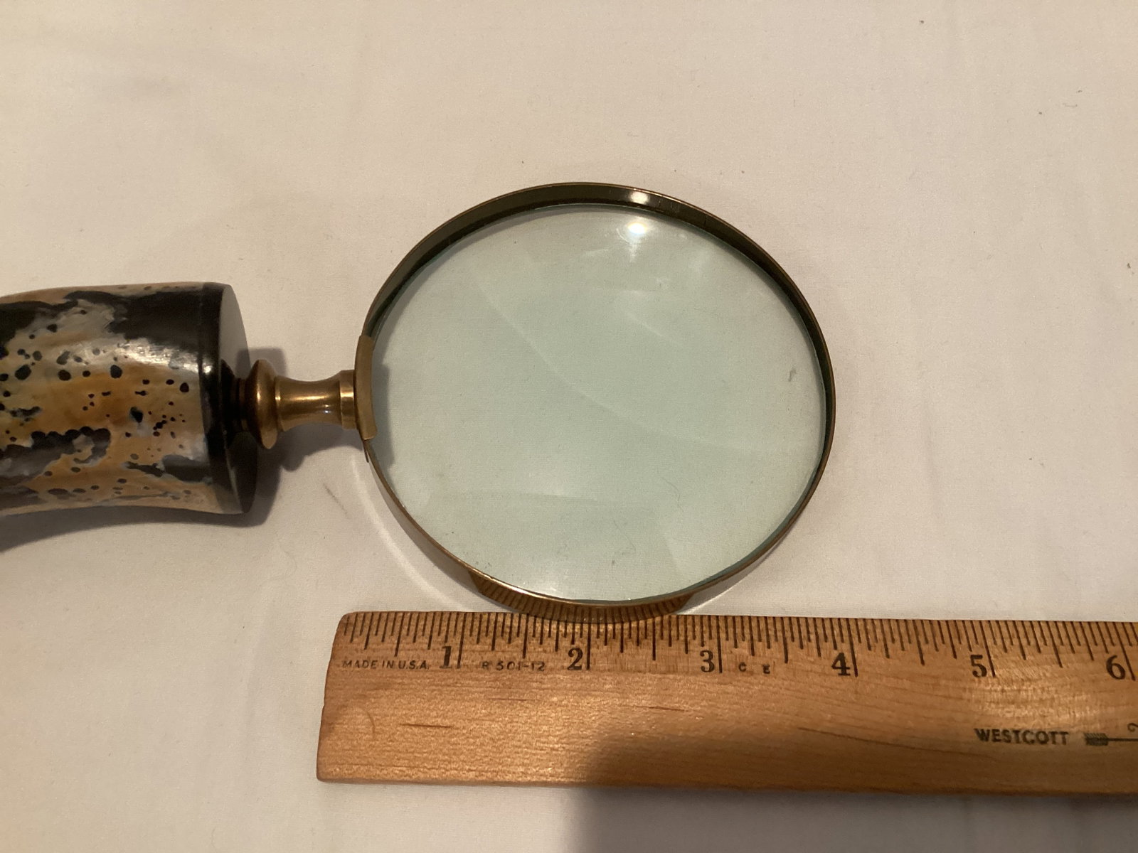 Magnifying Glass with Faux Horn Handle - 4