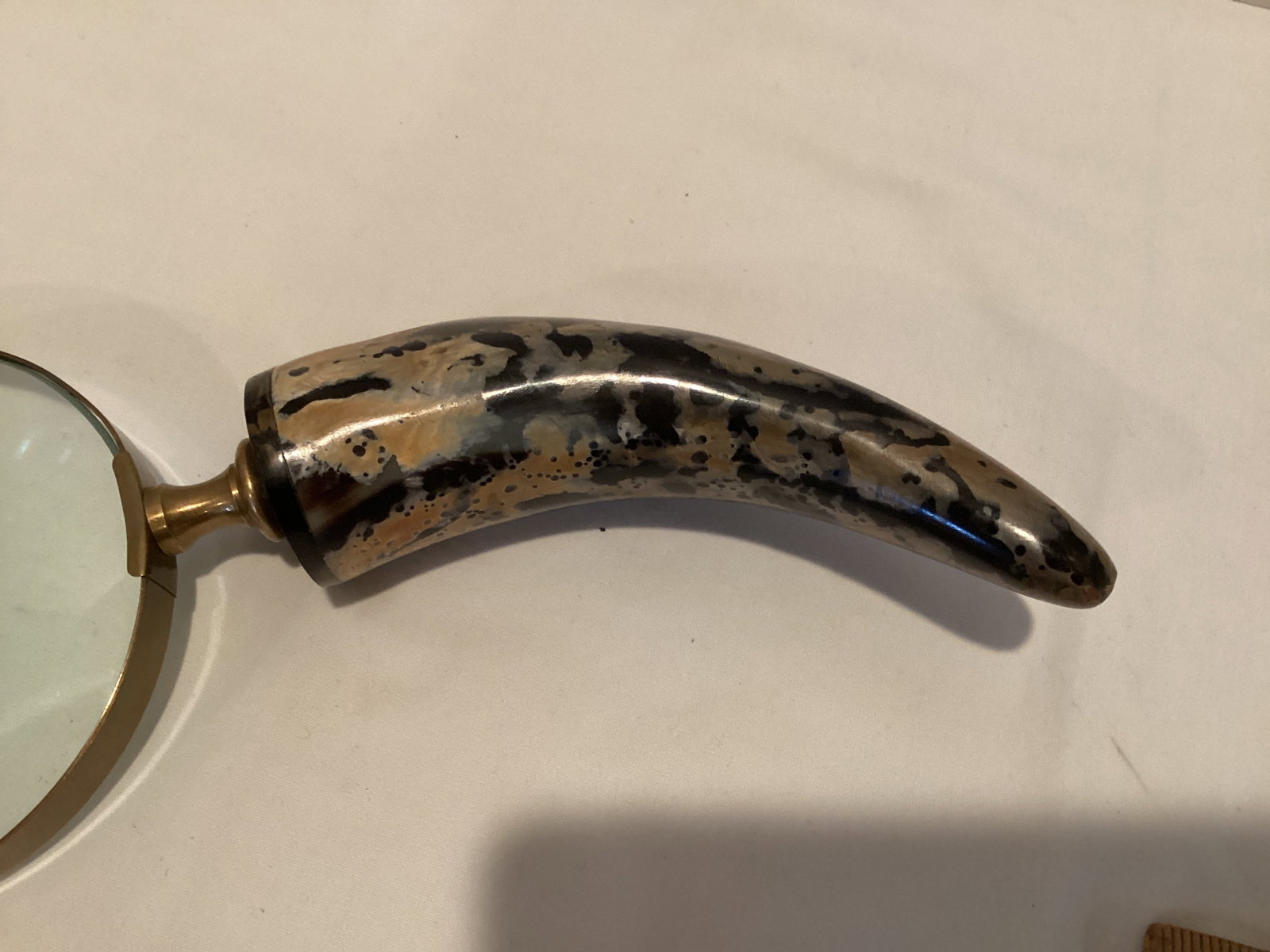 Magnifying Glass with Faux Horn Handle - 5