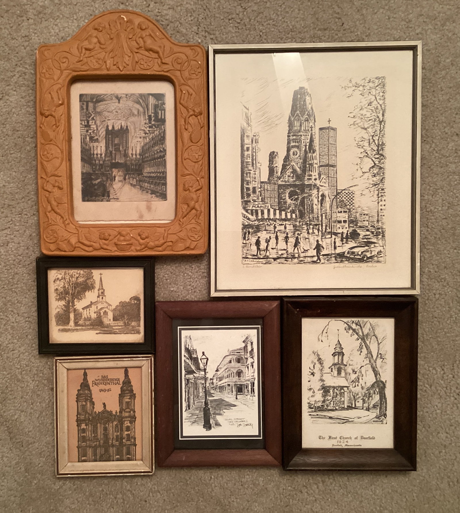 Framed Prints of City Scenes and Buildings: .