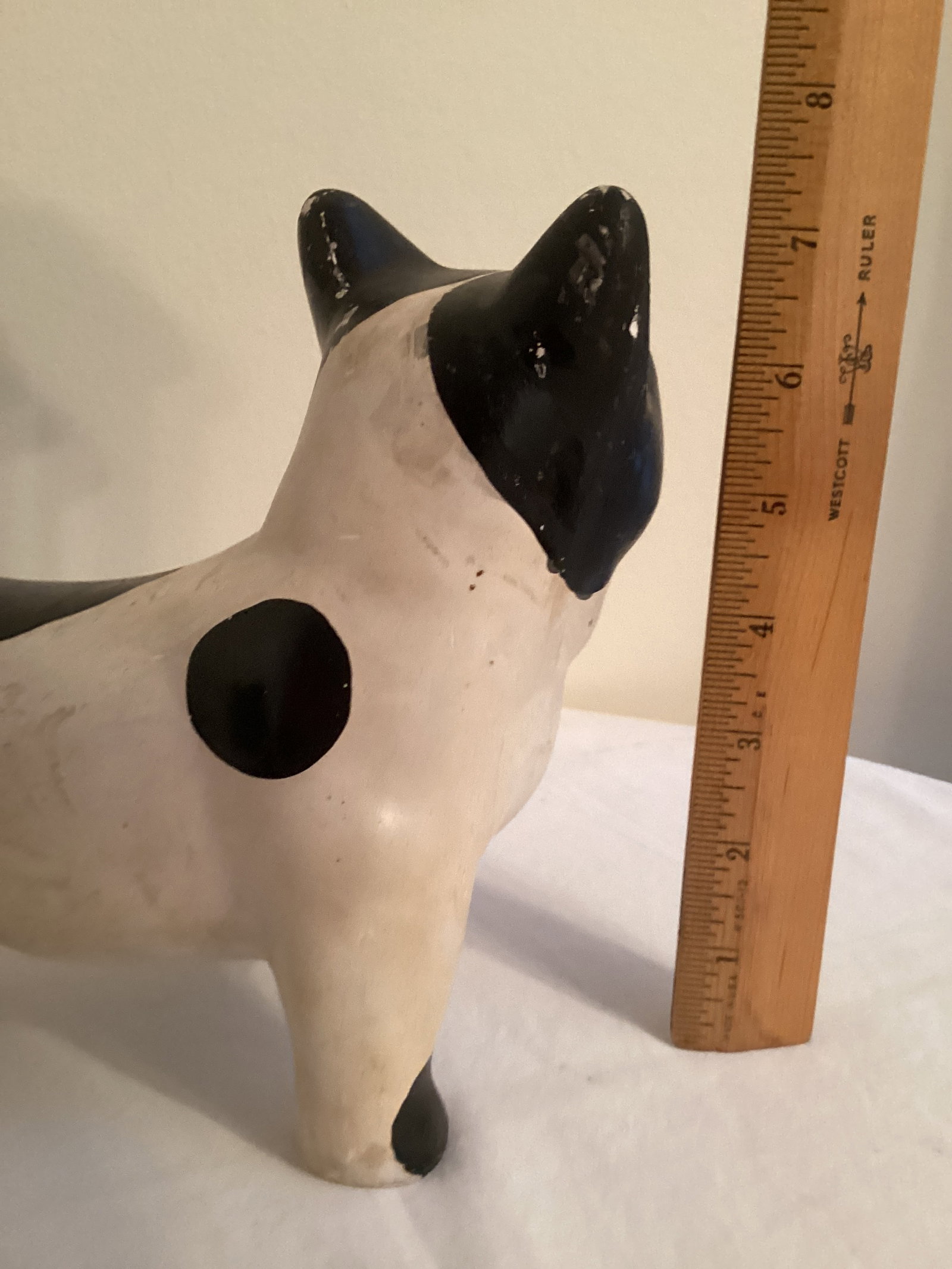 Chalkware Boston Terrier Figure - 4