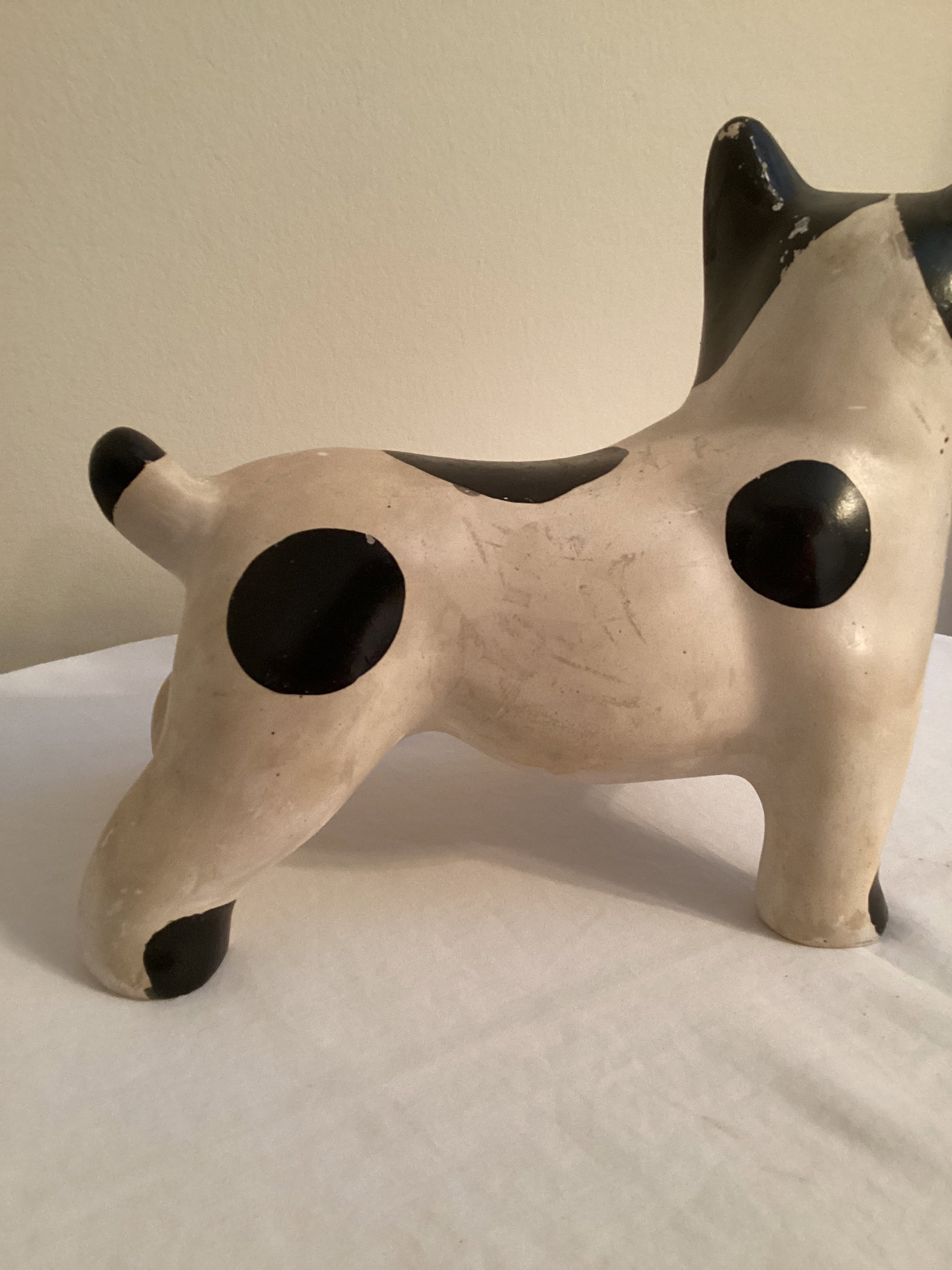 Chalkware Boston Terrier Figure - 5