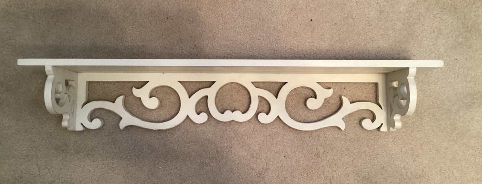 Wood Wall Shelf: 35 1/2" L, shipping unavailable for this lot