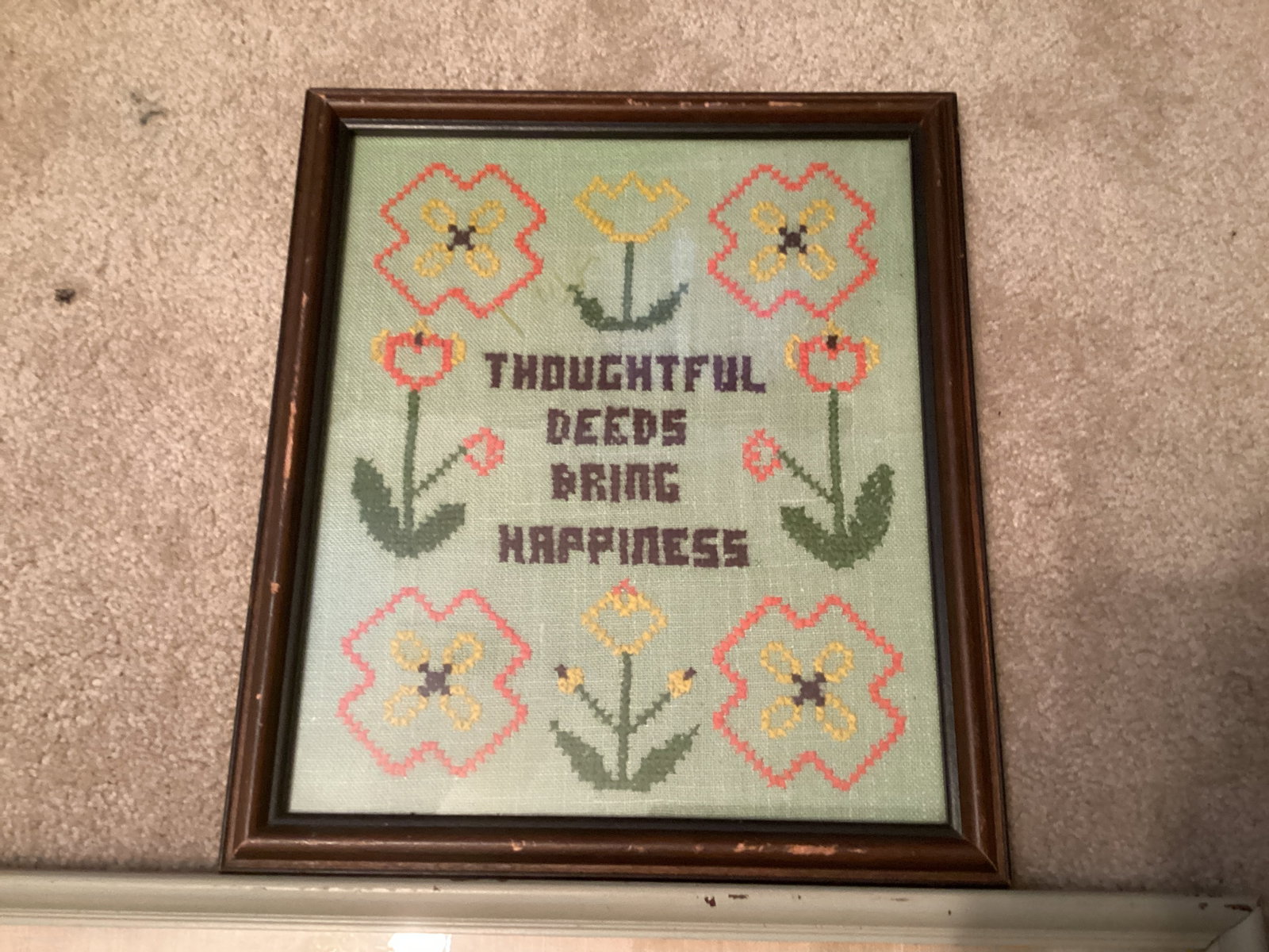 Two Framed Needlepoint Artworks - 2