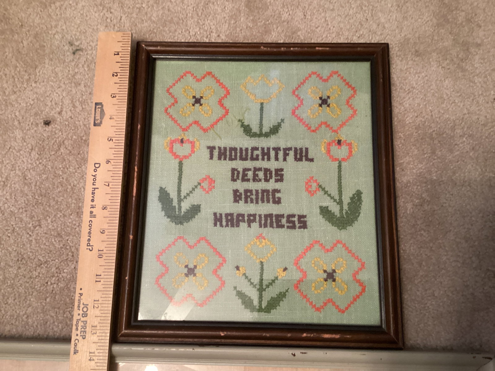 Two Framed Needlepoint Artworks - 3