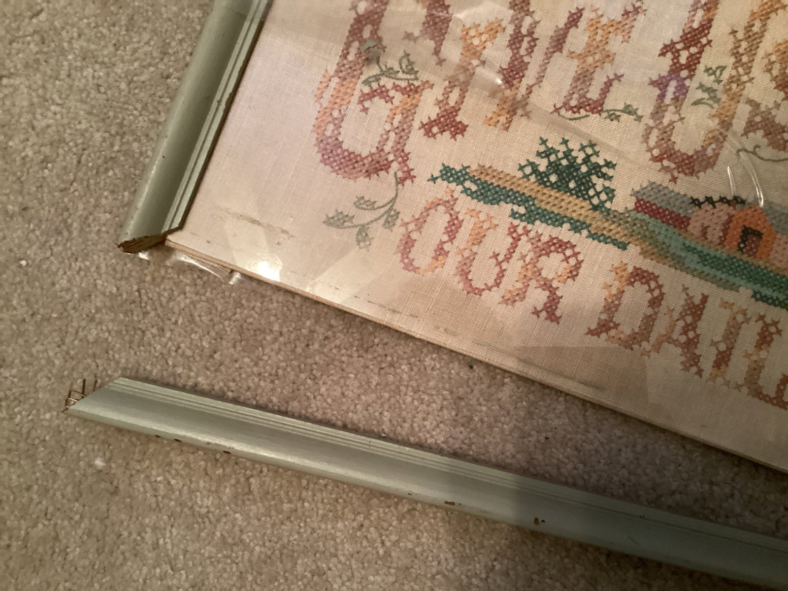 Two Framed Needlepoint Artworks - 5