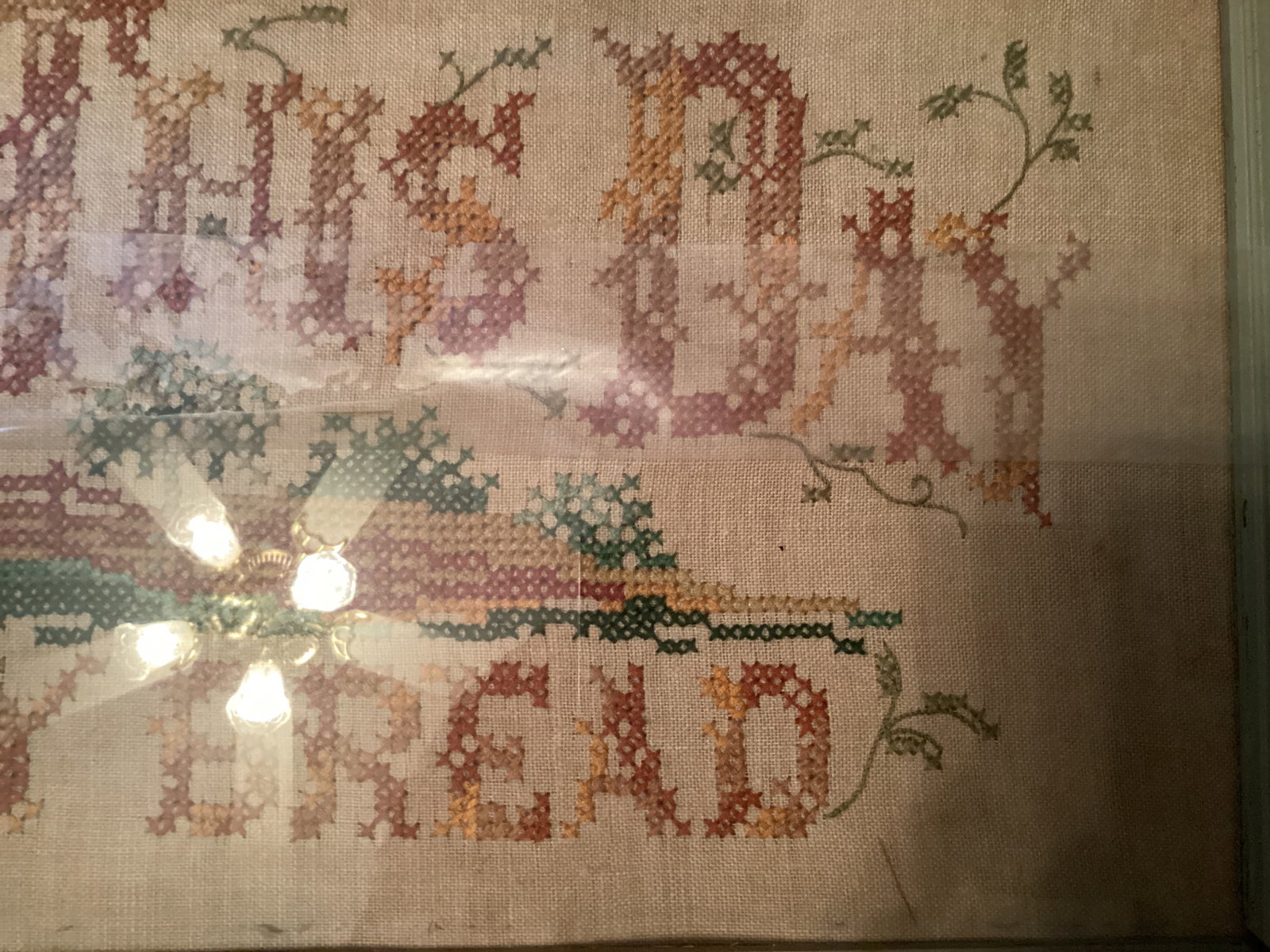 Two Framed Needlepoint Artworks - 6