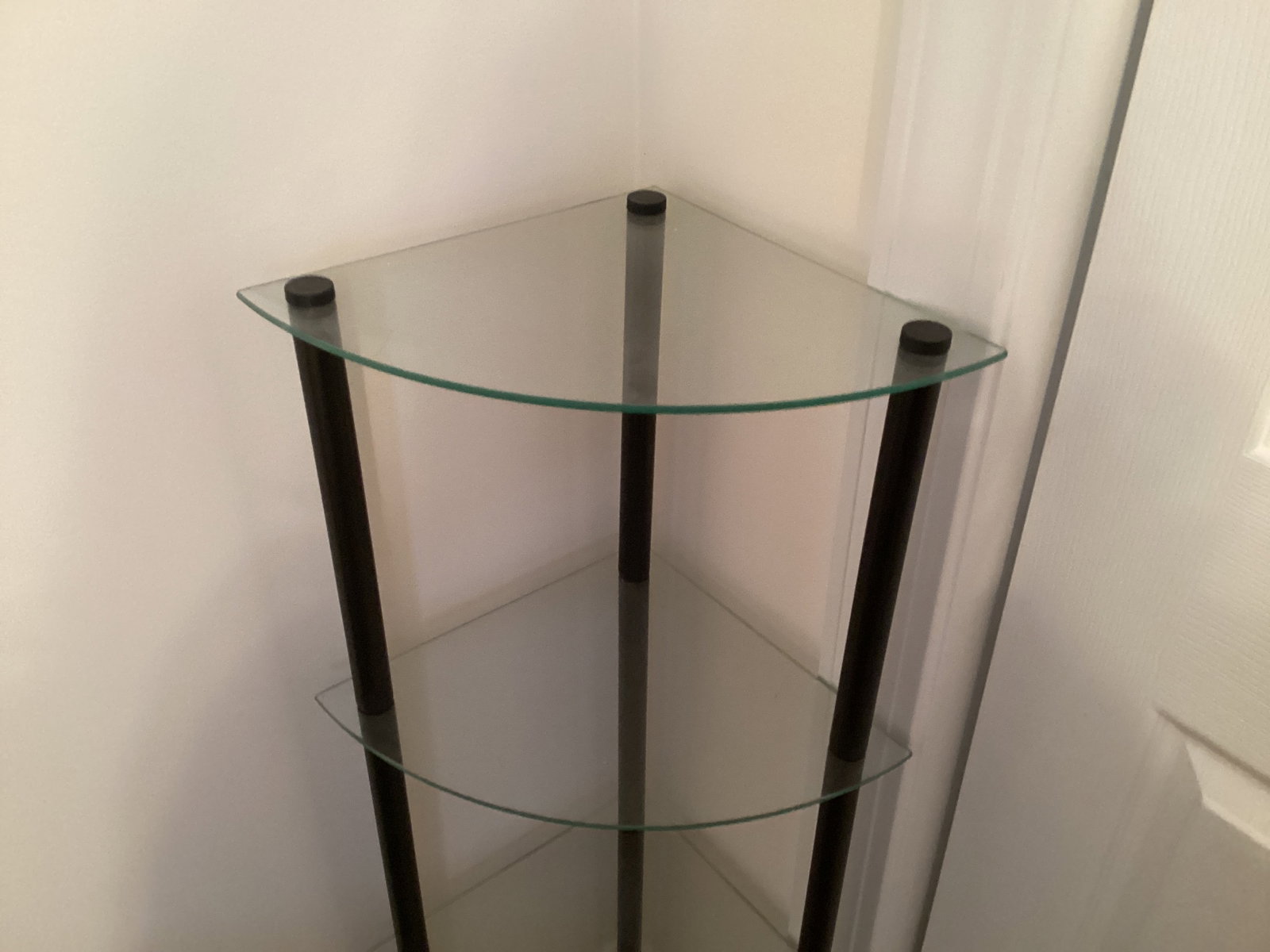 Four Shelf Glass Corner Unit - 2