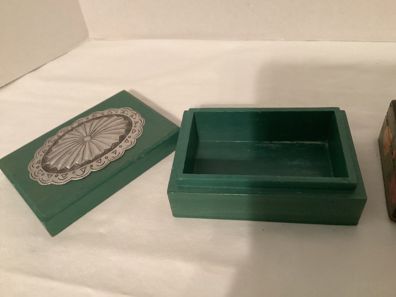 Two Wood Trinket Boxes - 3