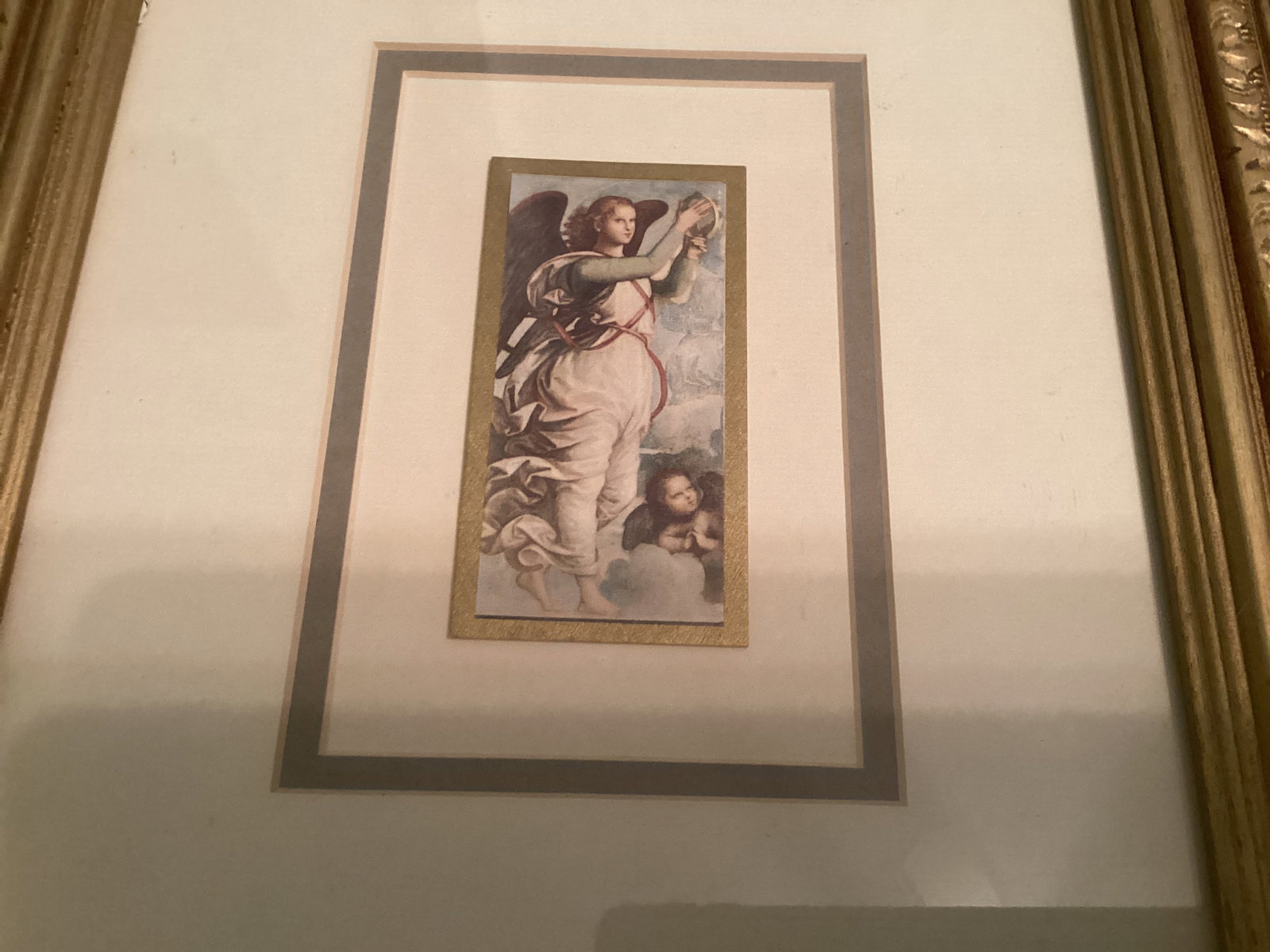 Pair of Framed Angel Prints - 3