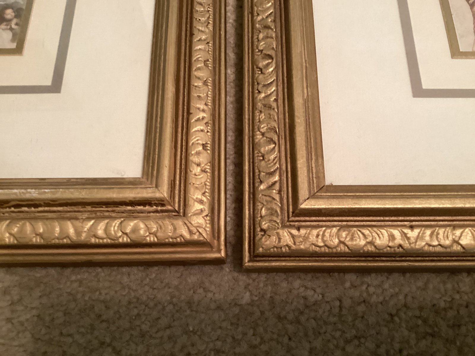 Pair of Framed Angel Prints - 6