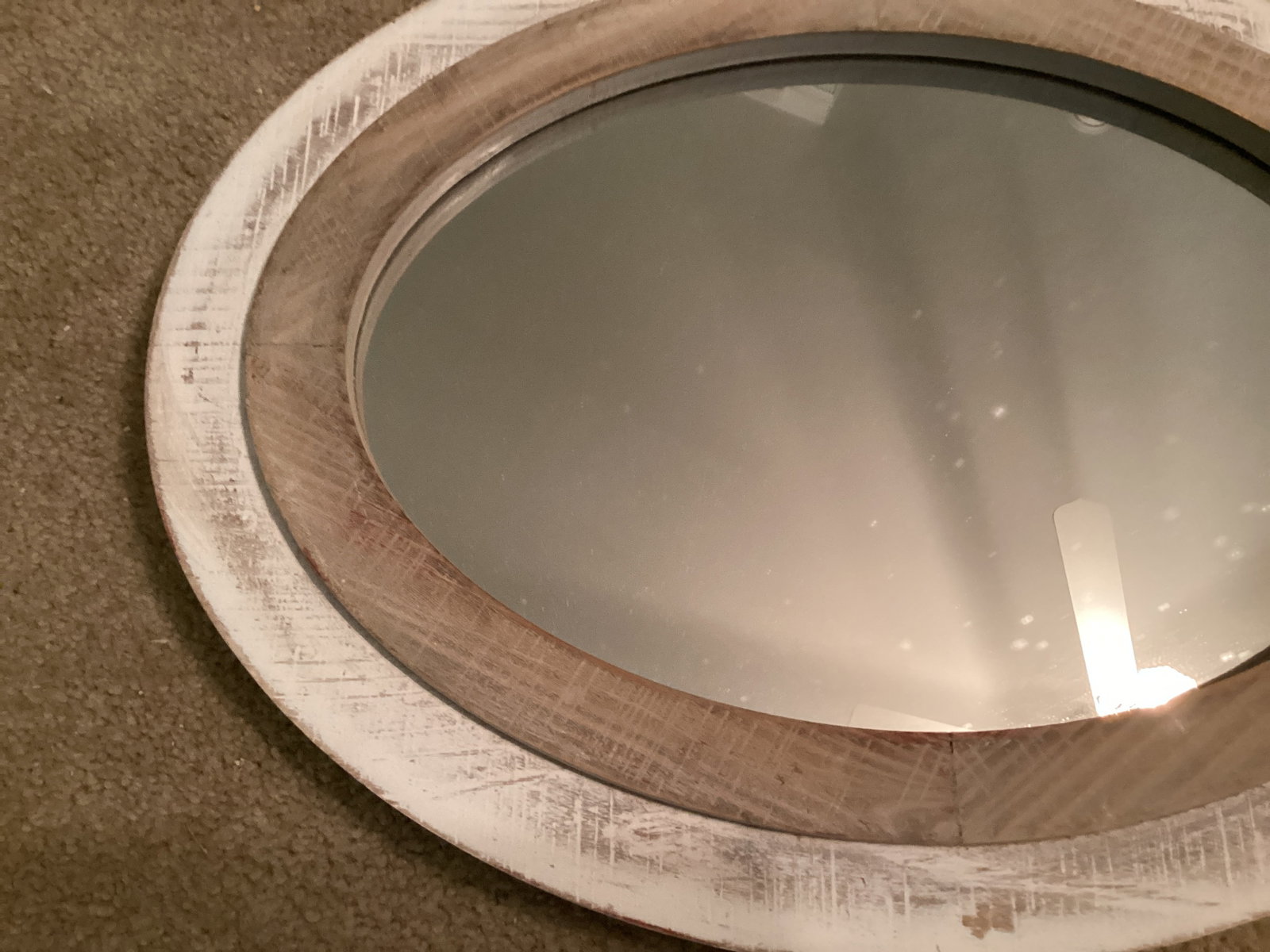 Framed Oval Mirror - 3