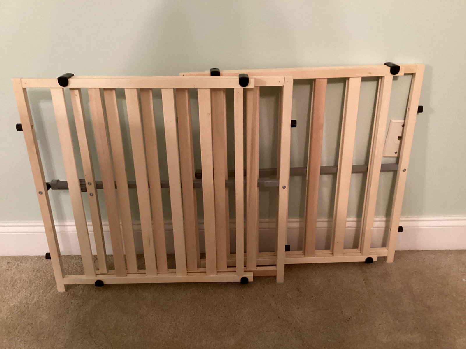 Two Doorway Pet Gates: shipping unavailable for this lot
