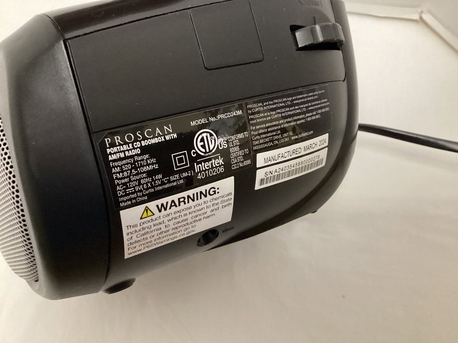 Sony and Proscan Radios - 11