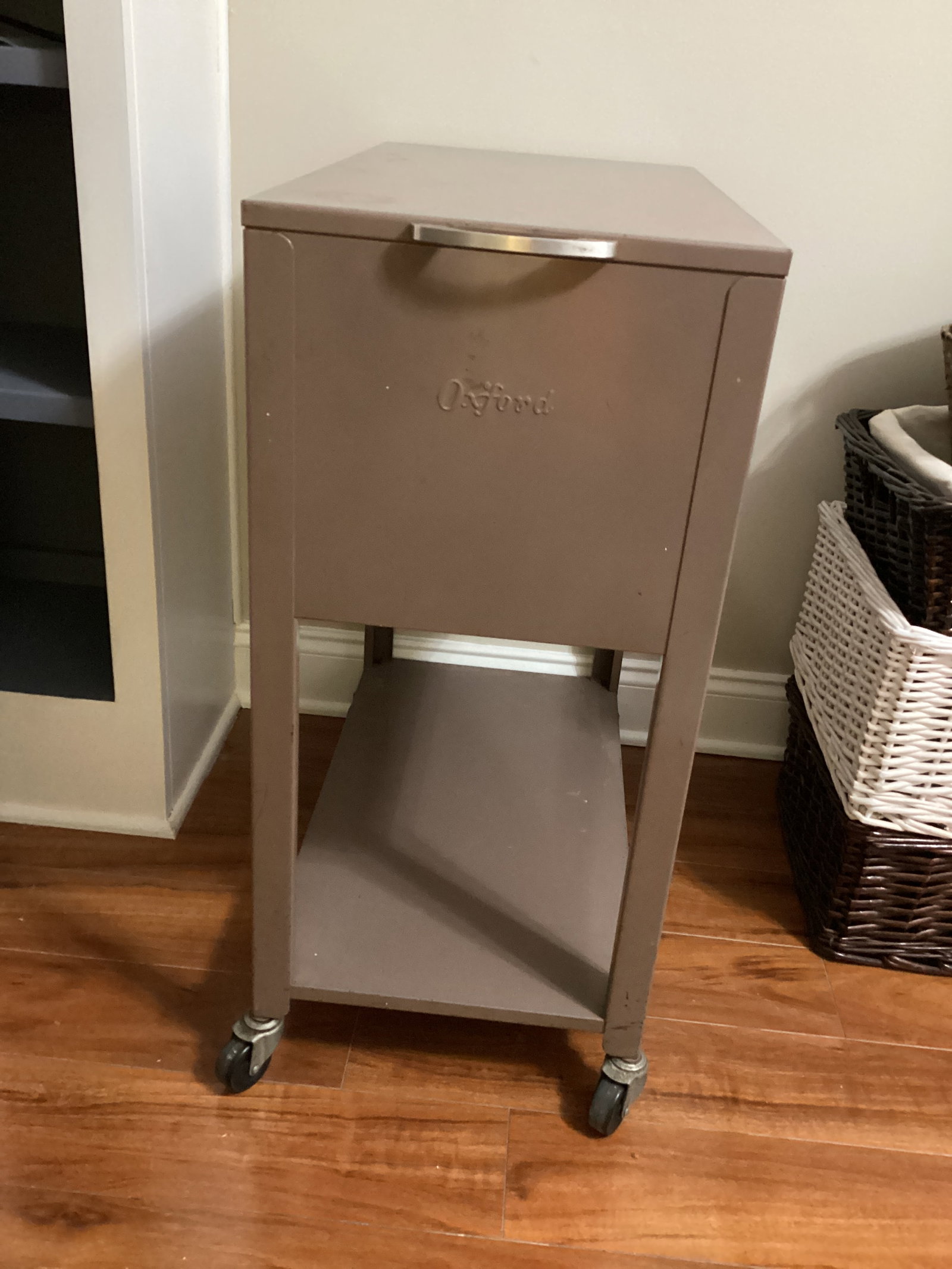 Metal Rolling File Cabinet (1 of 4)