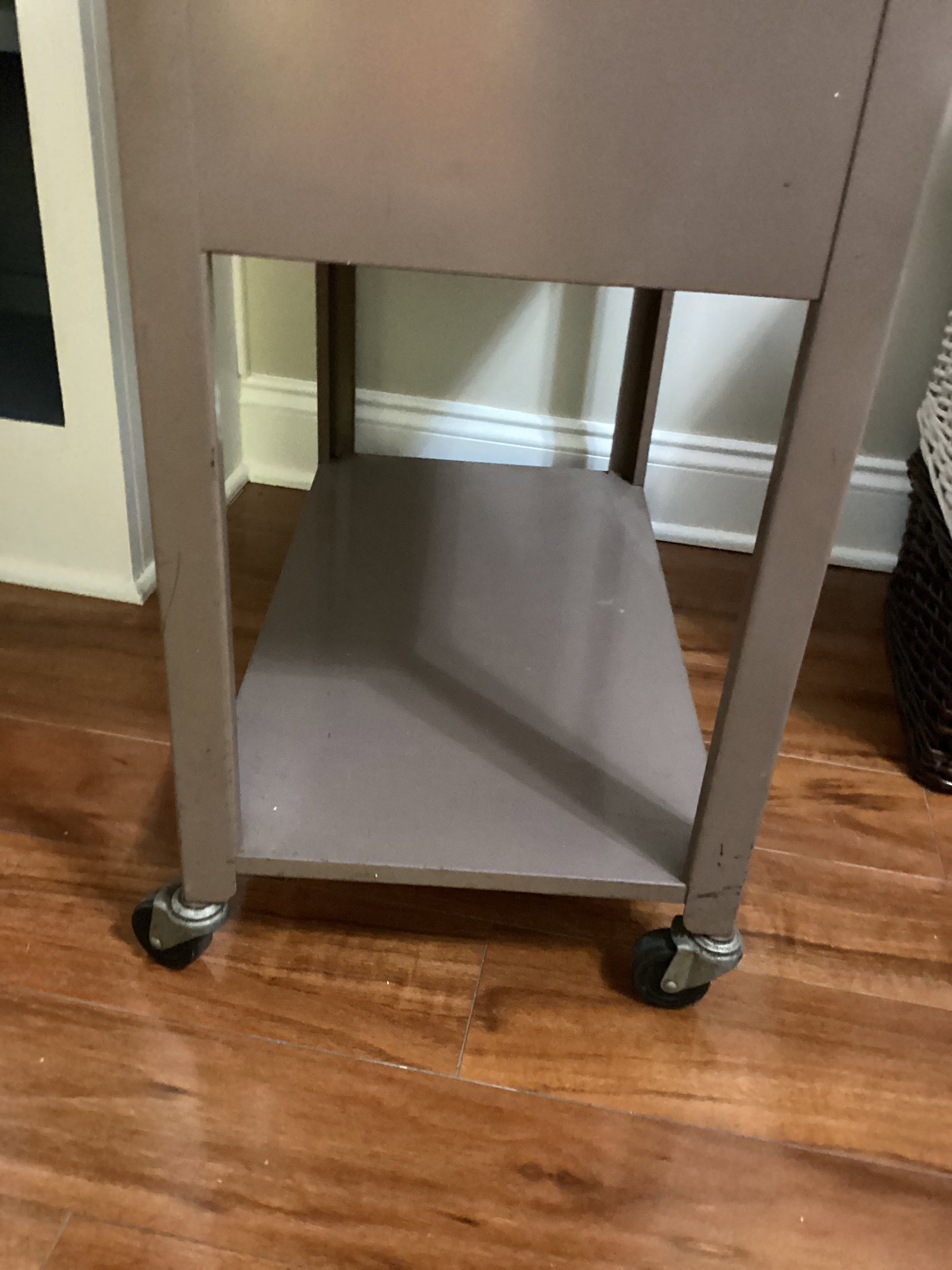 Metal Rolling File Cabinet - 4