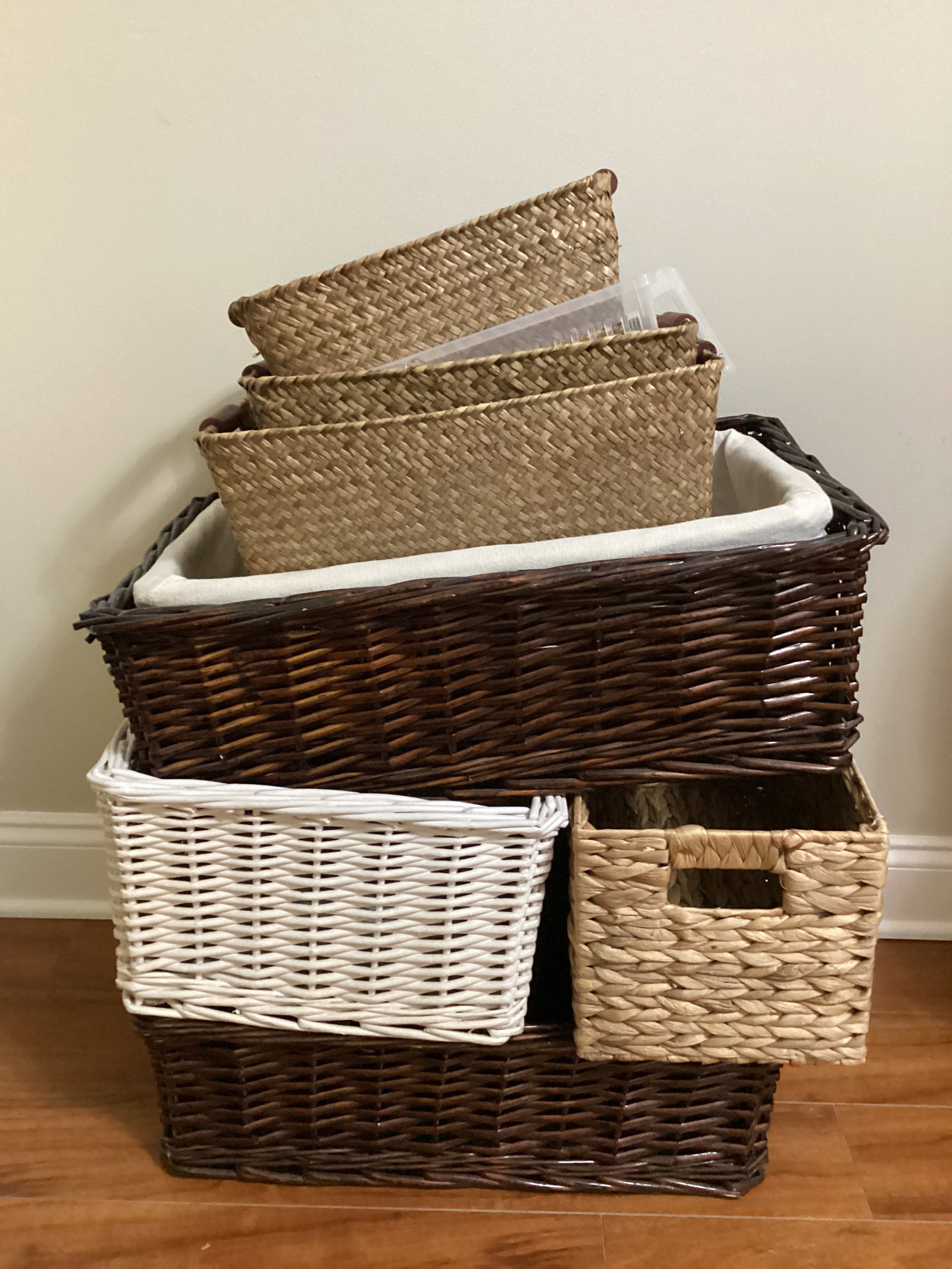 Storage Baskets: shipping unavailable for this lot