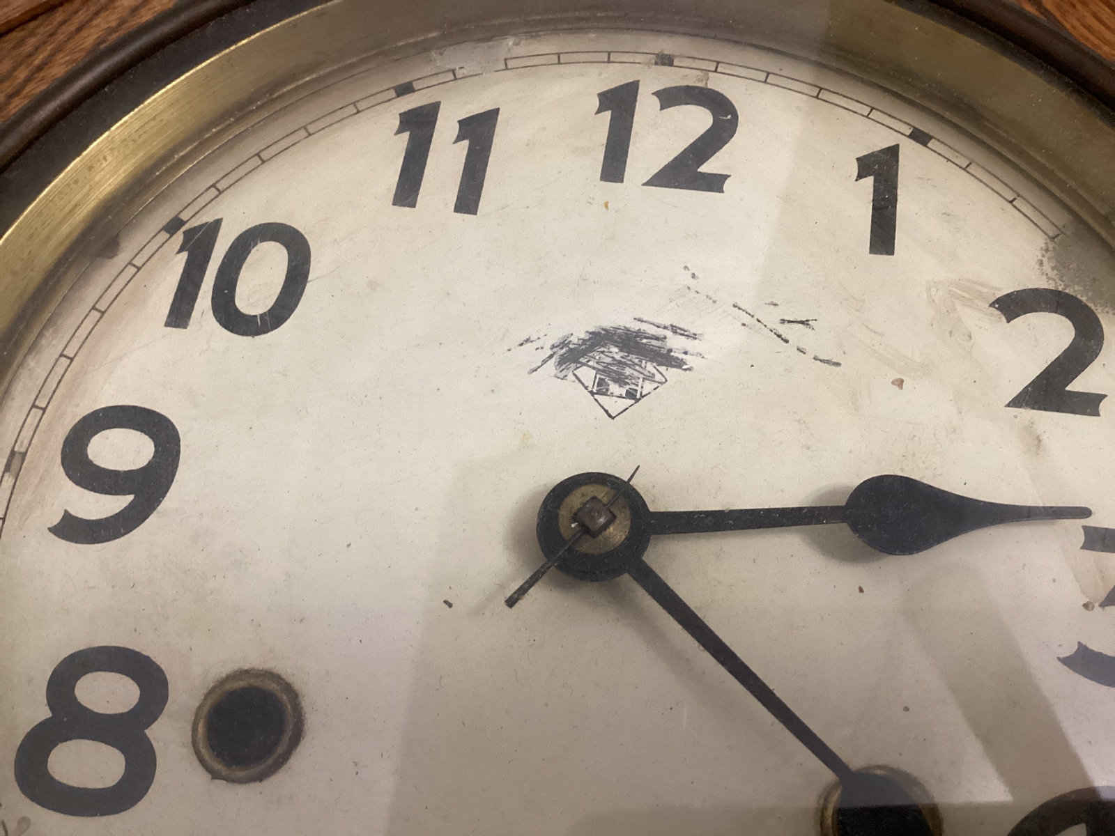 Antique Oak Regulator Wall Clock - 3