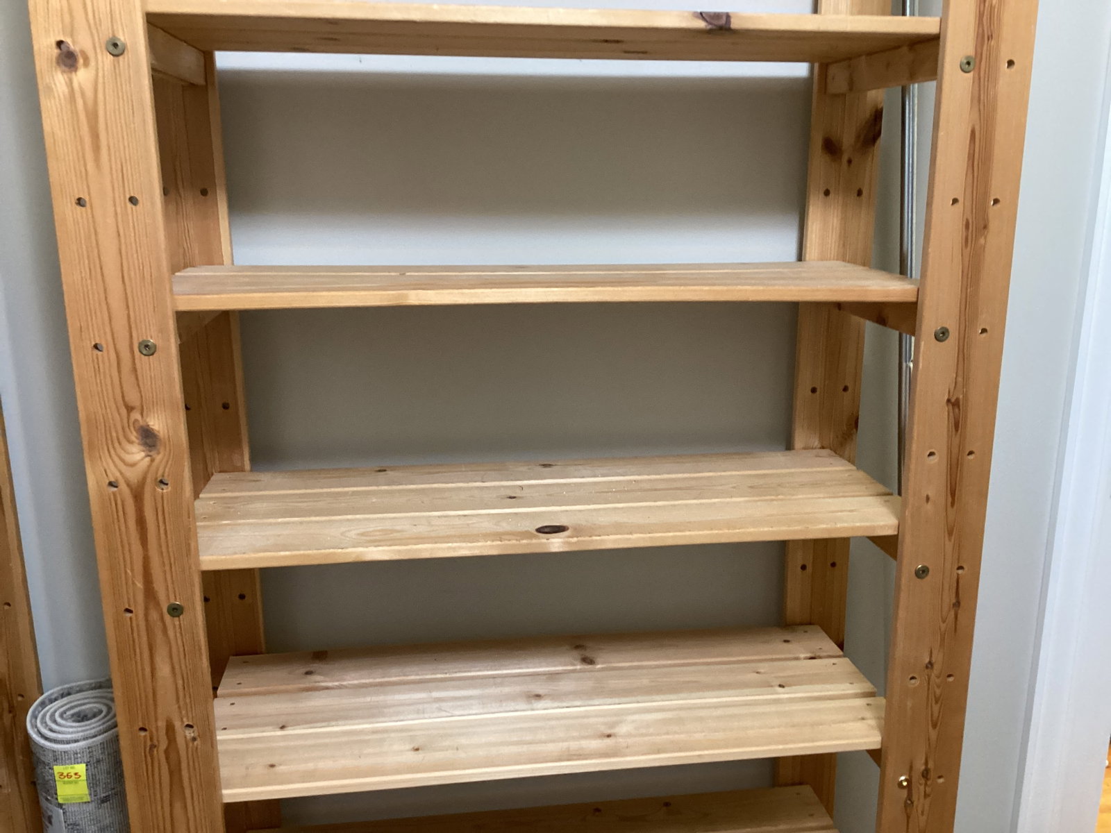 Wood Seven Shelf Unit - 3