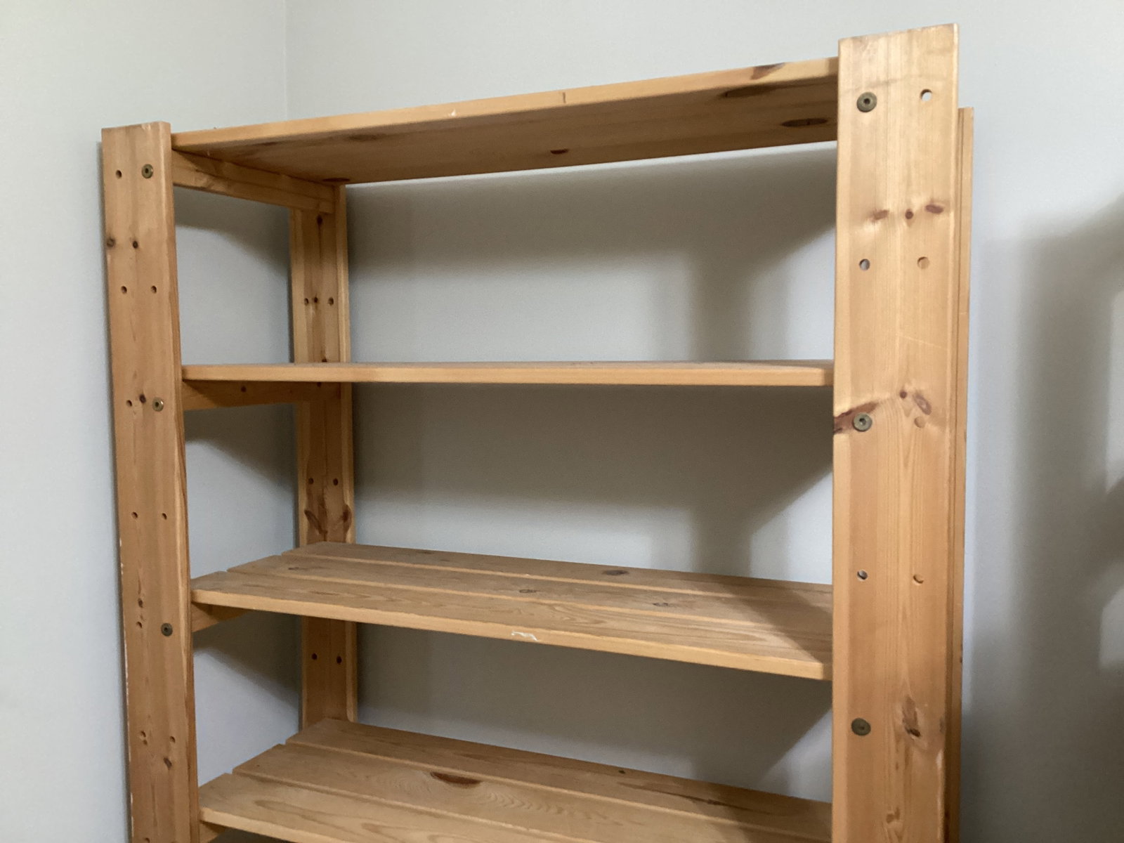 Wood Seven Shelf Unit - 2