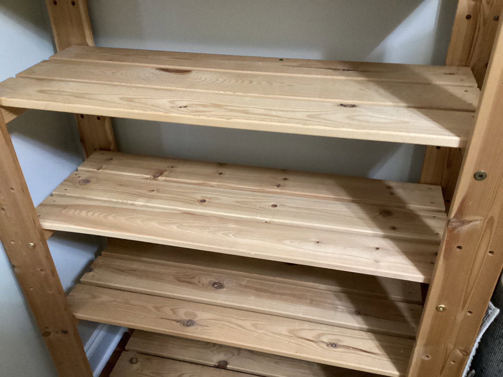 Wood Seven Shelf Unit - 3