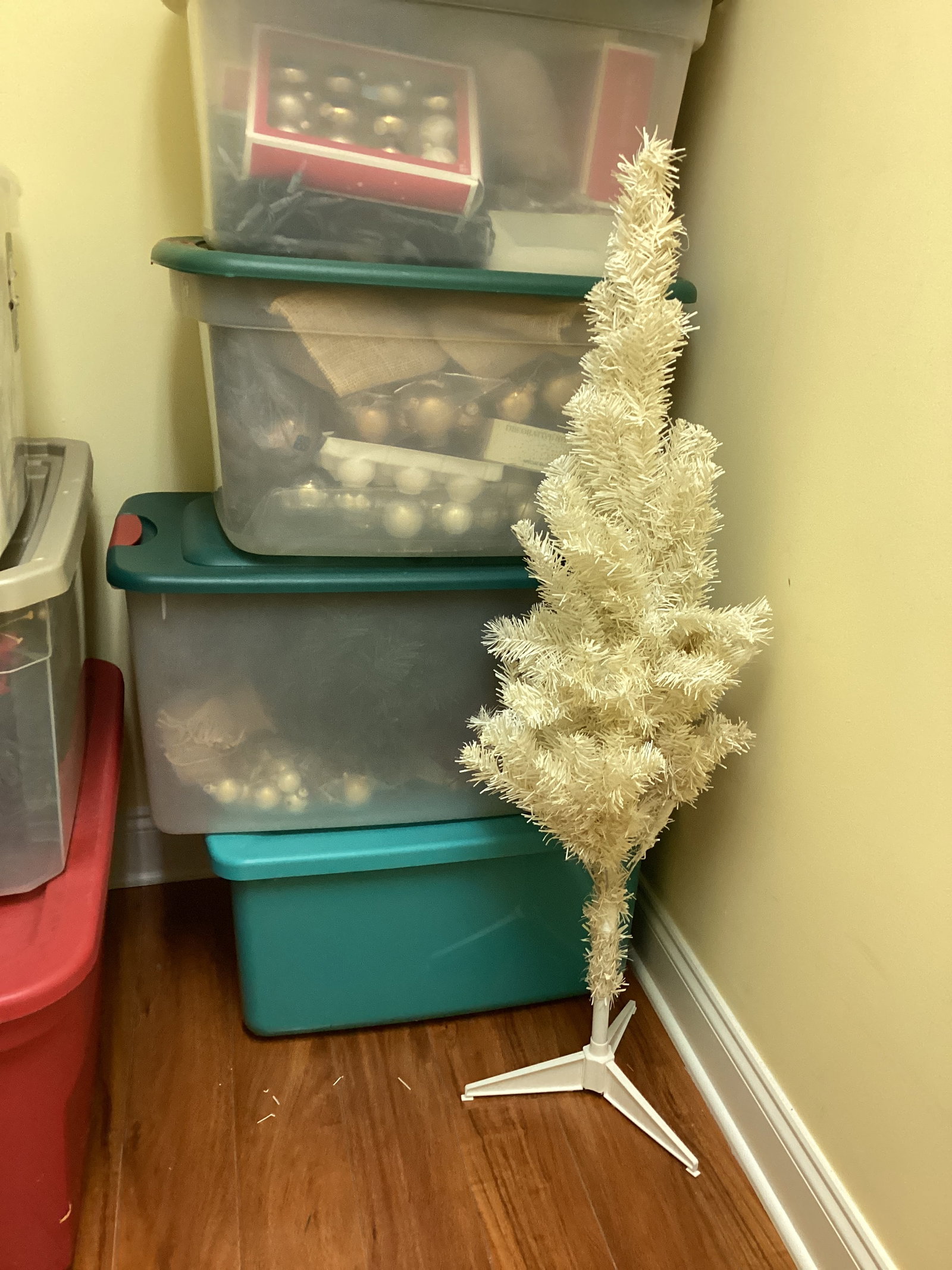 Storage Containers of Christmas Decorations - 3