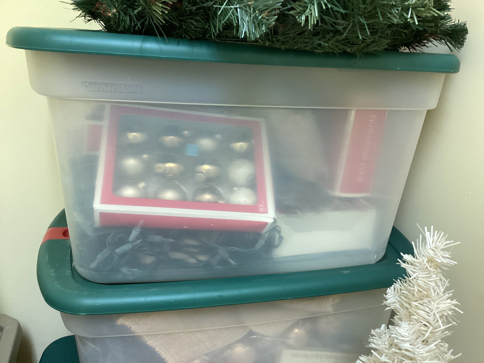 Storage Containers of Christmas Decorations - 4