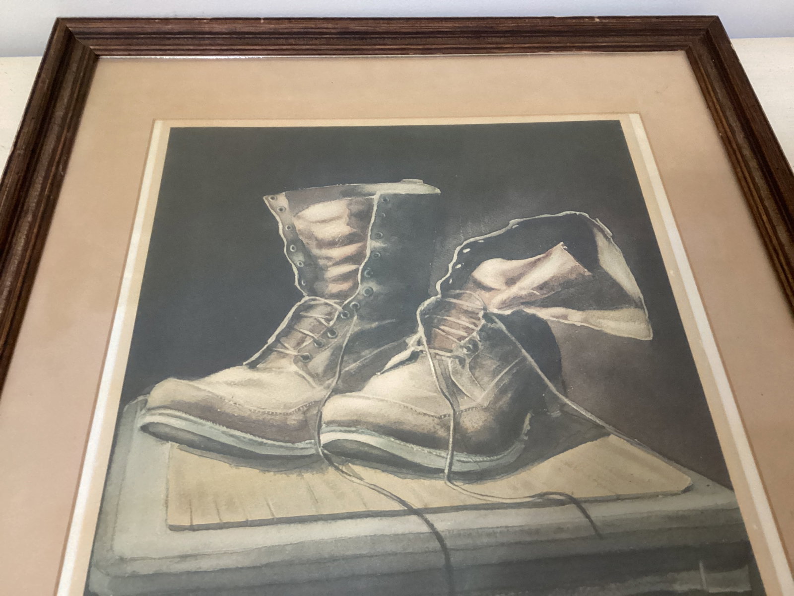 Framed, Matted, Signed Robert Mills After Winter Print - 2