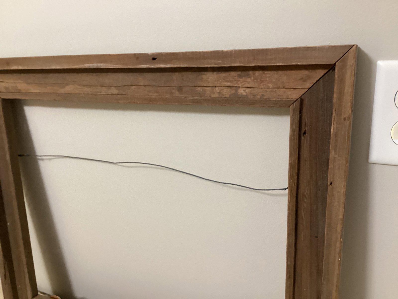 Rustic Wood Picture Frame - 4