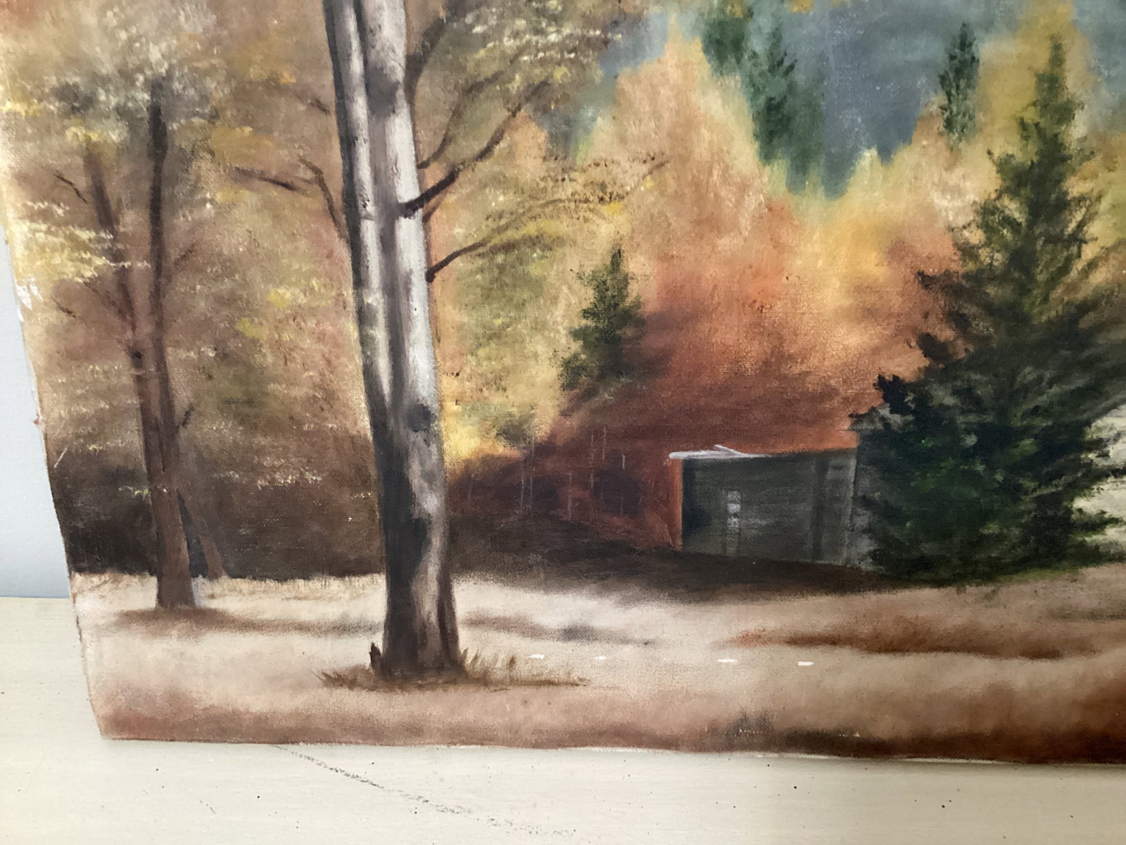Signed Original Landscape Painting On Canvas - 2