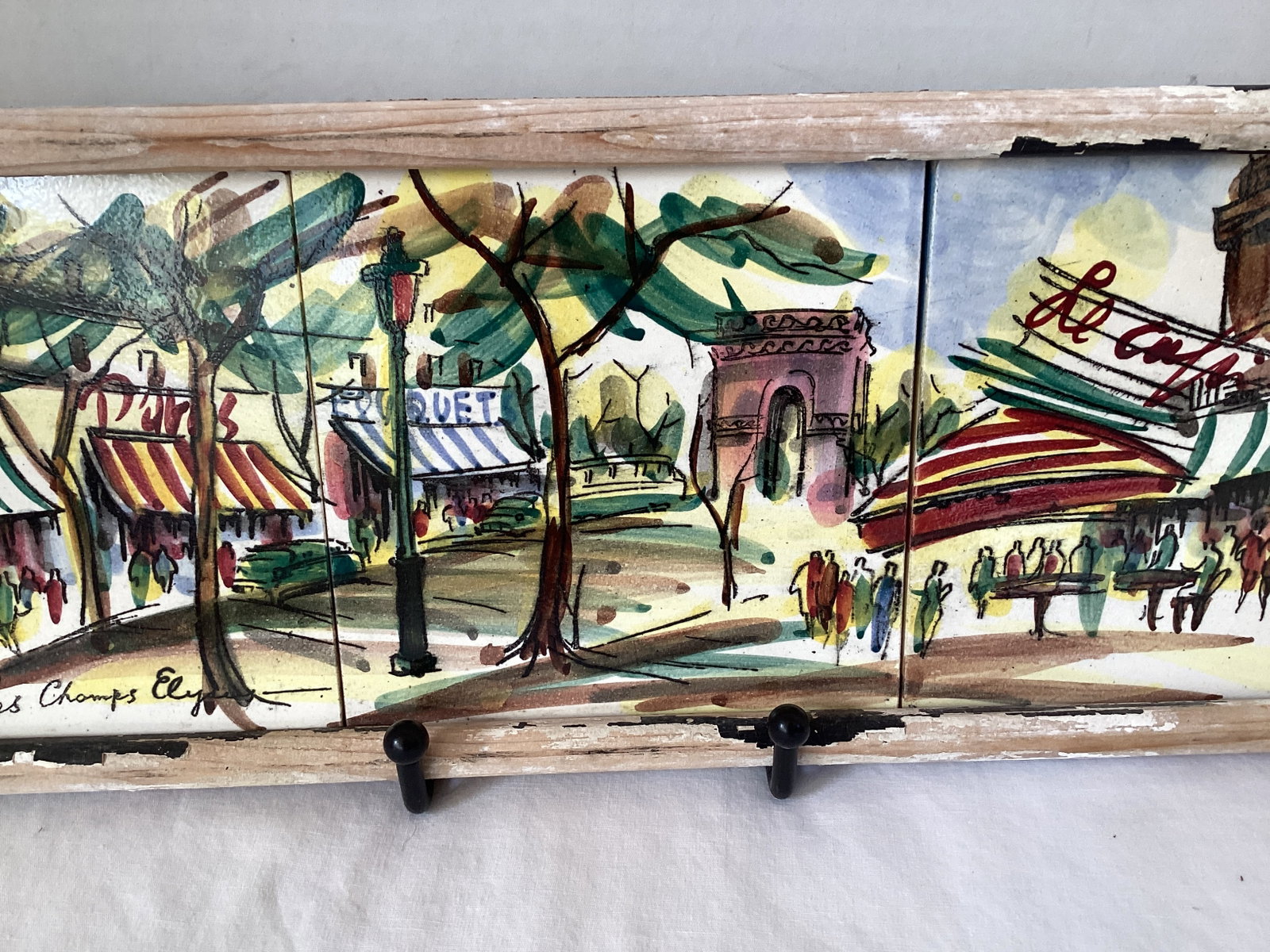 Framed Paris France Tile Artwork - 3
