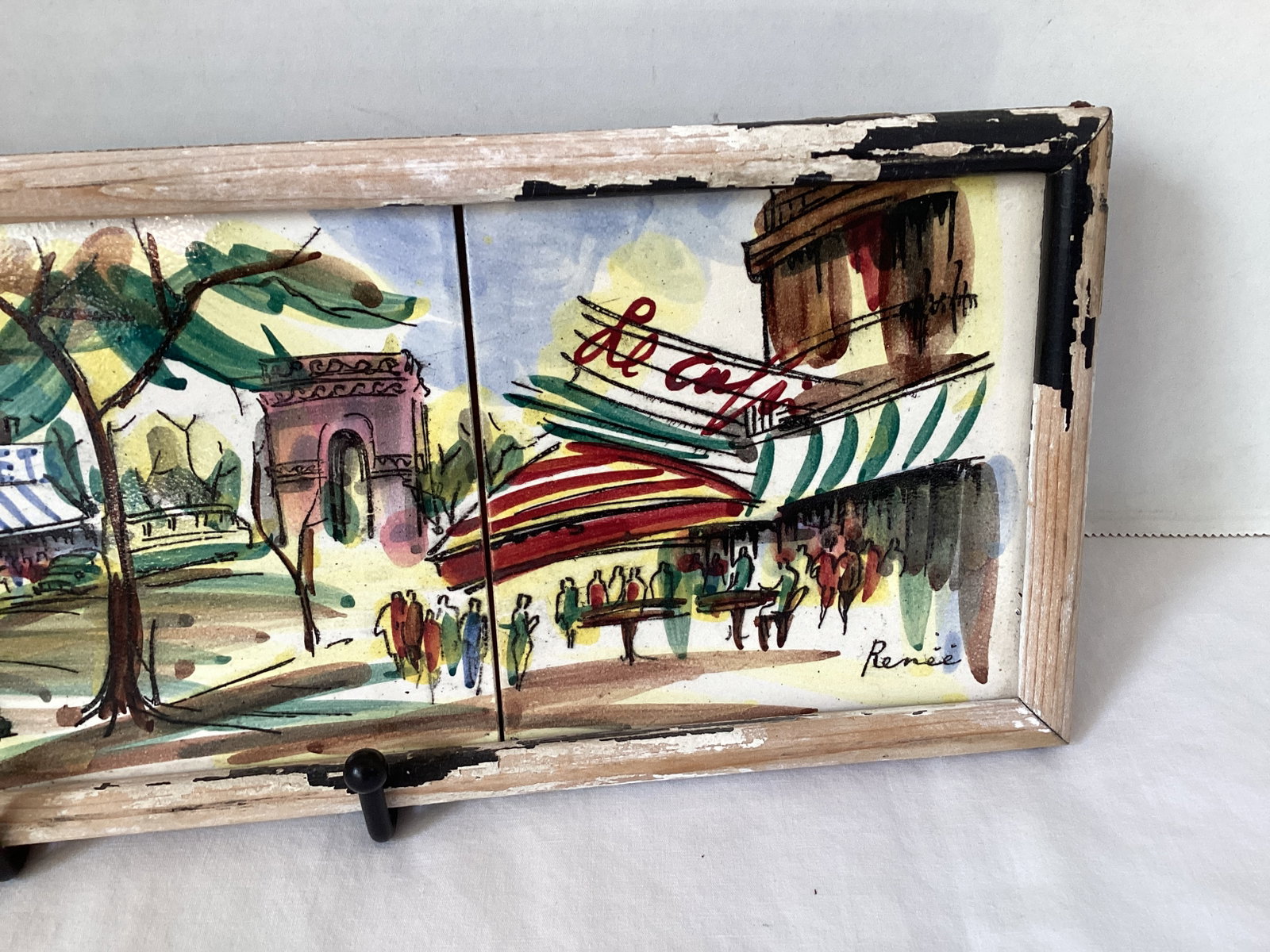 Framed Paris France Tile Artwork - 4