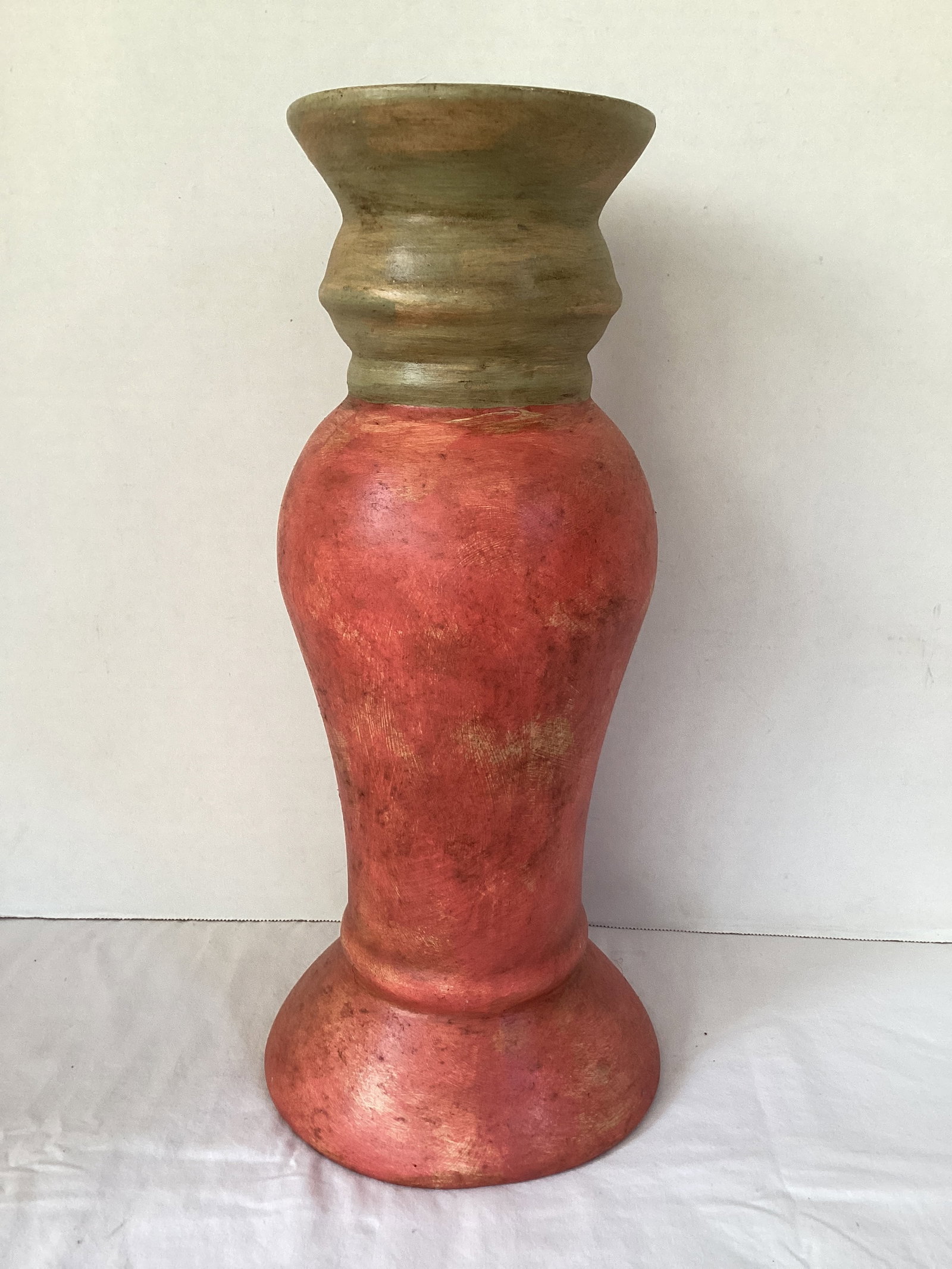 Painted Pedestal: 17" h