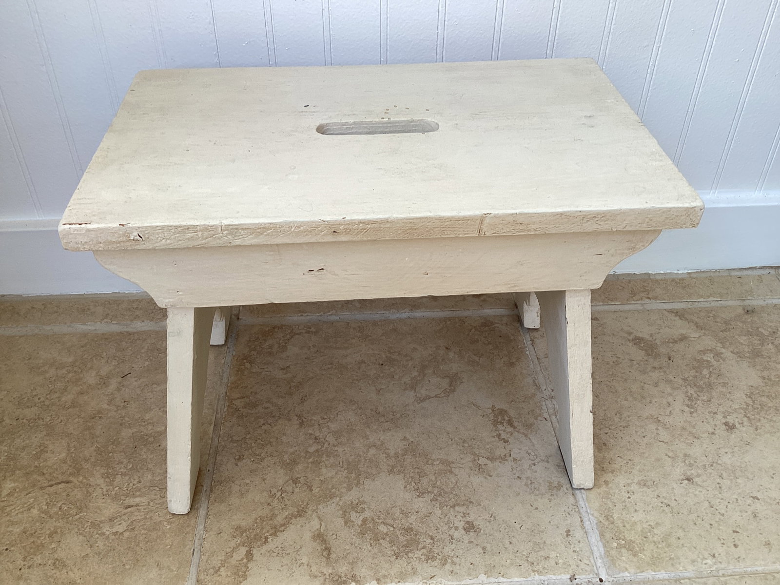 Wood Step Stool: 11" h