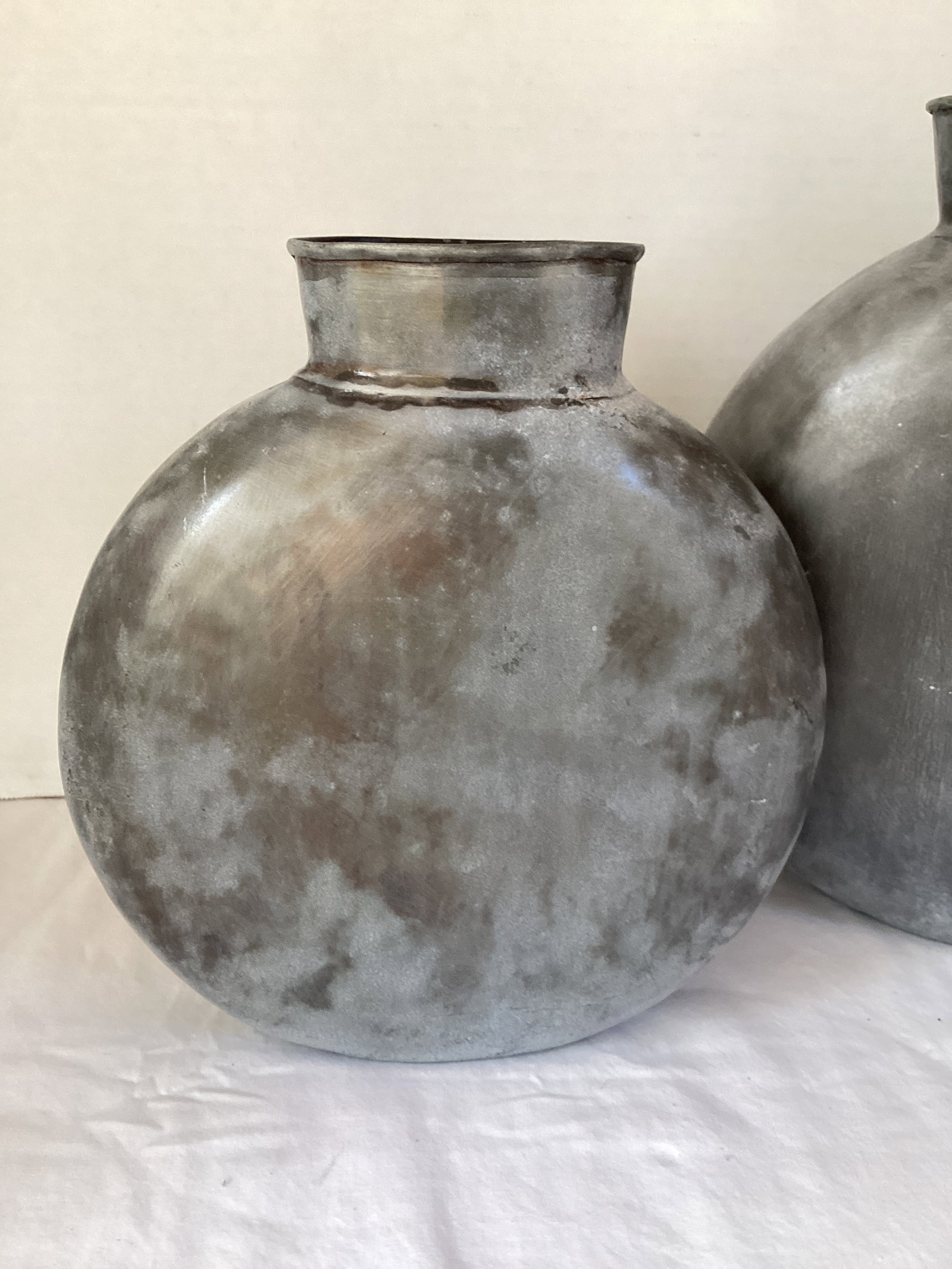Two Metal Vases - 2