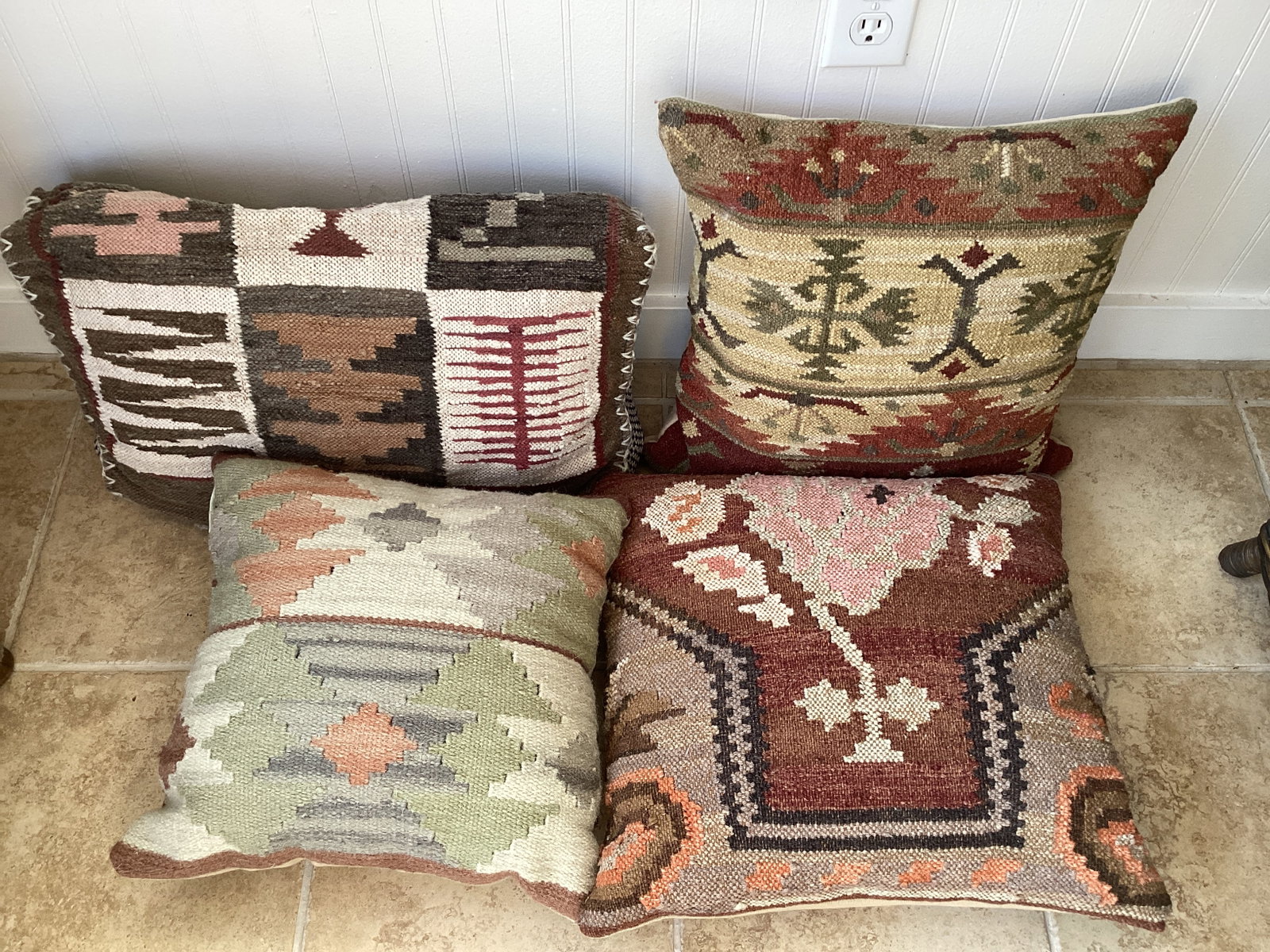 Four Kilim Throw Pillows (1 of 7)