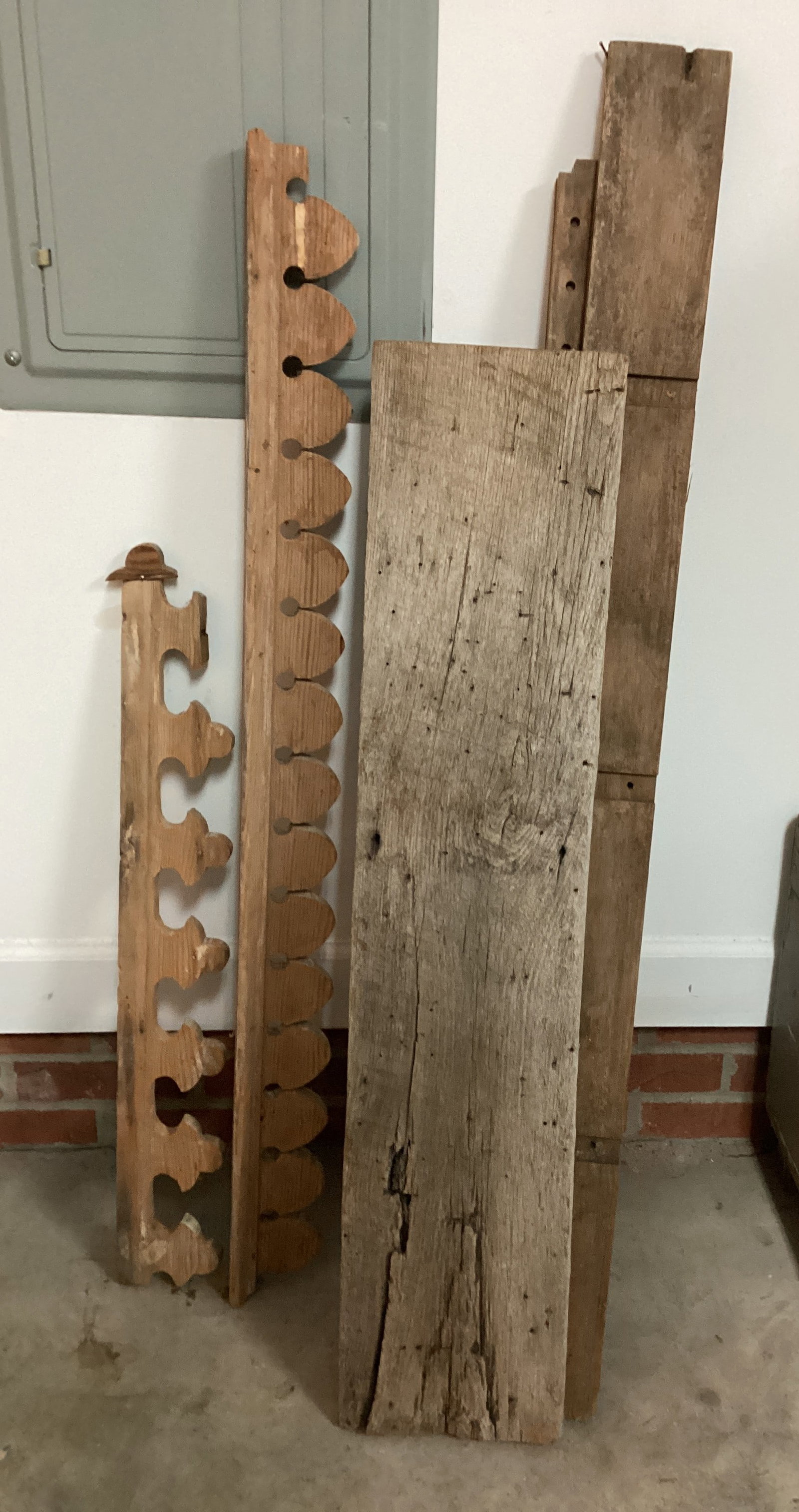 Antique Boards and Furniture Pediments: shipping unavailable for this lot