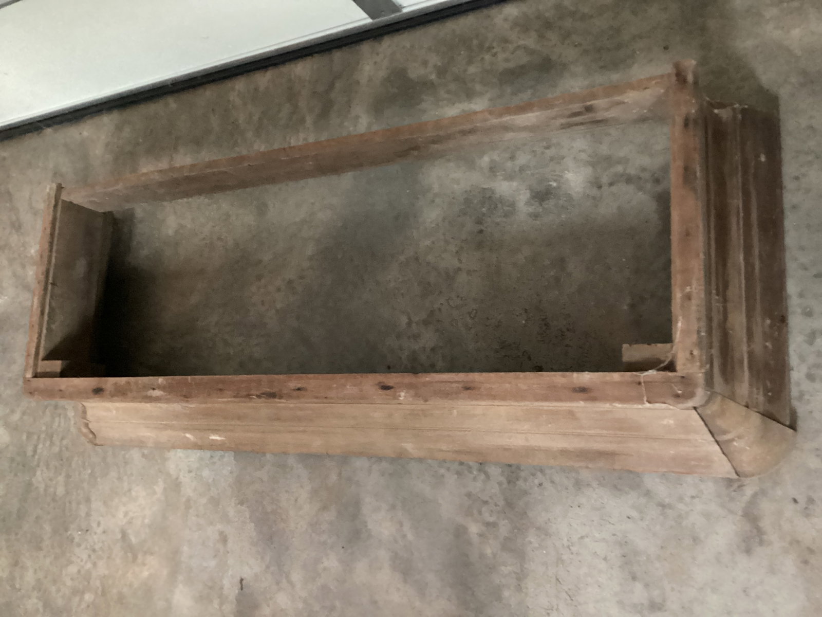 Antique Armoire Top - 4