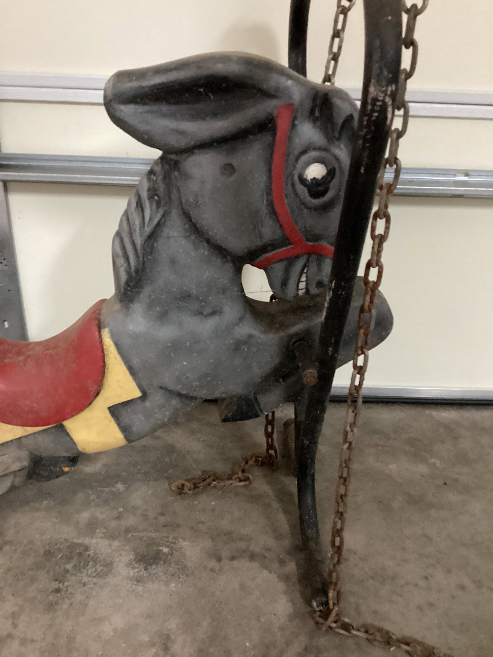 Saddle Mates Vintage Playground Donkey Swing - 2