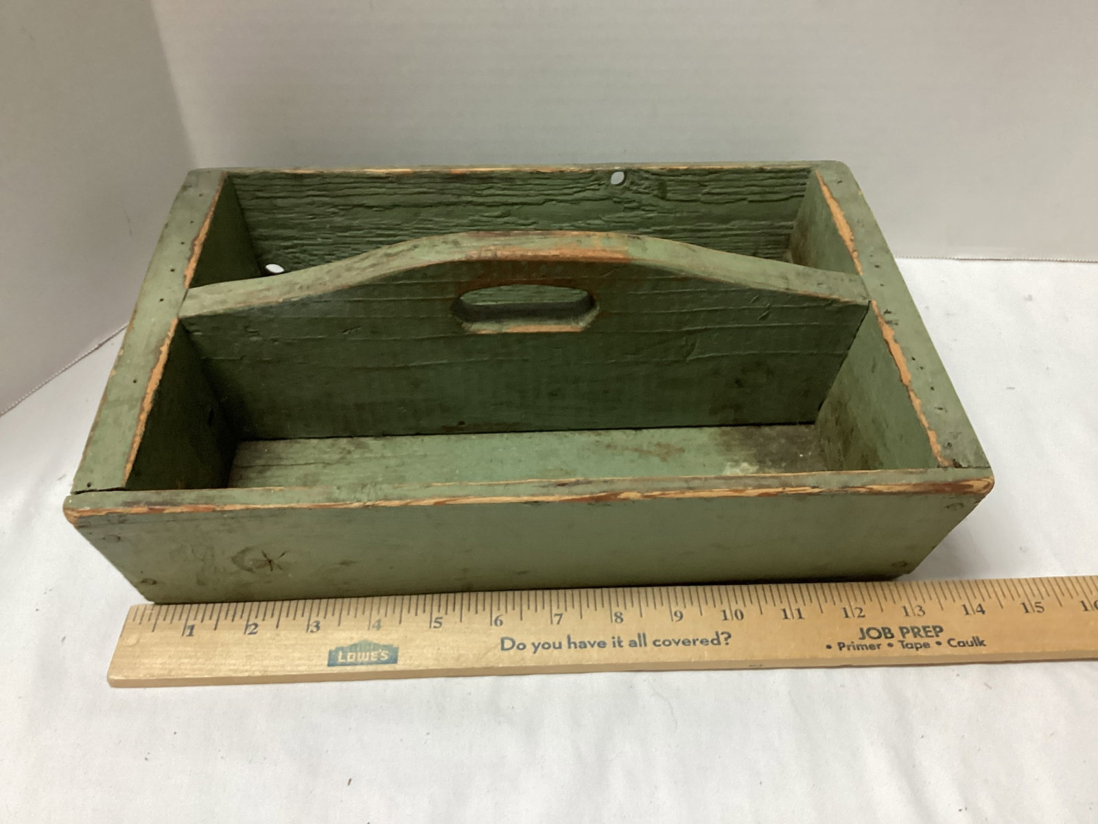 Antique Wood Caddy - 3