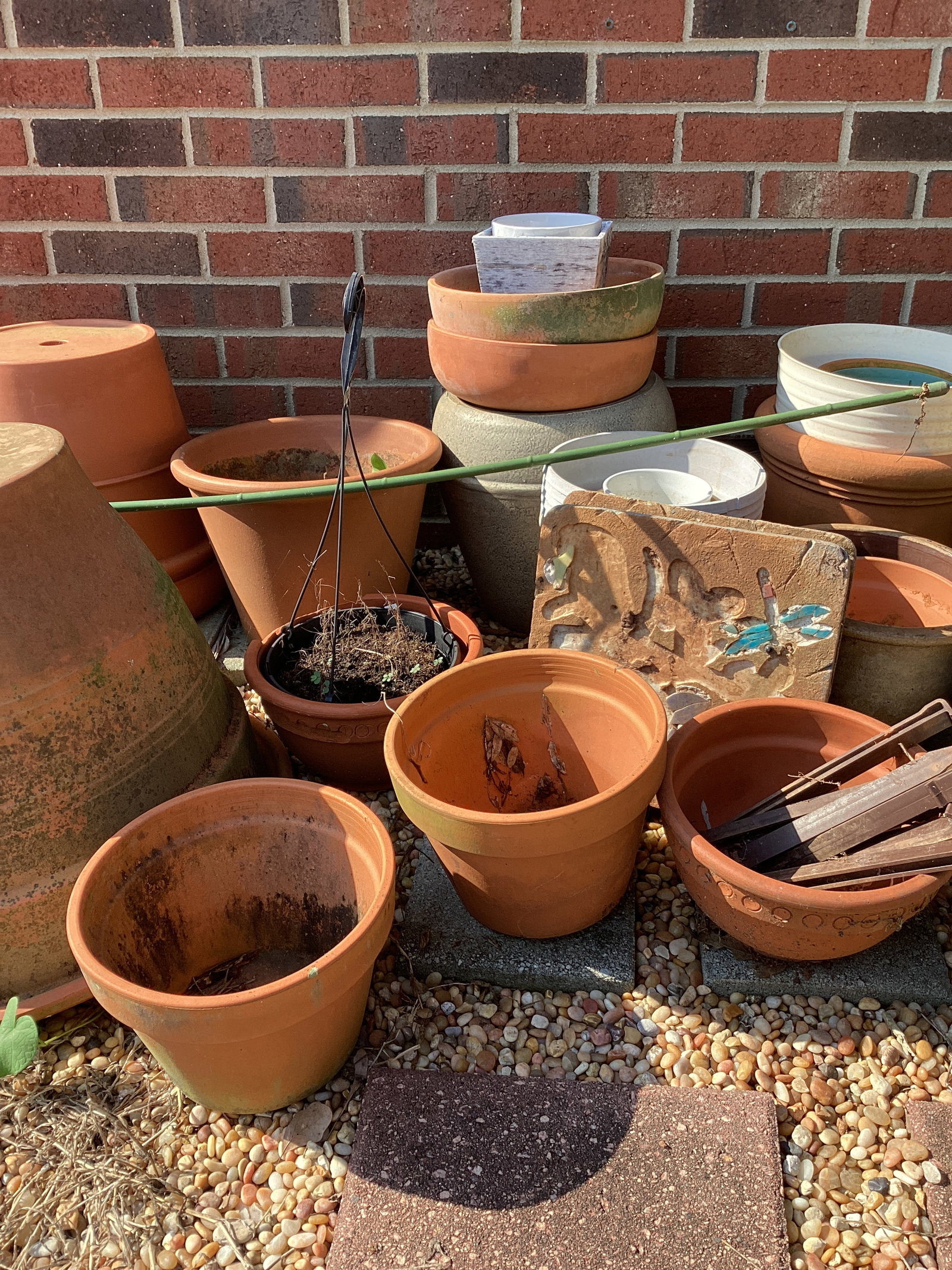 Terra Cotta and Other Pots, Edging, Gardening Items - 4