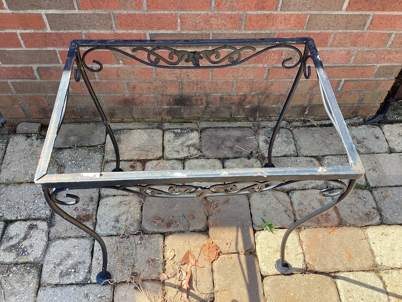 Metal Outdoor Table - No Glass - 2