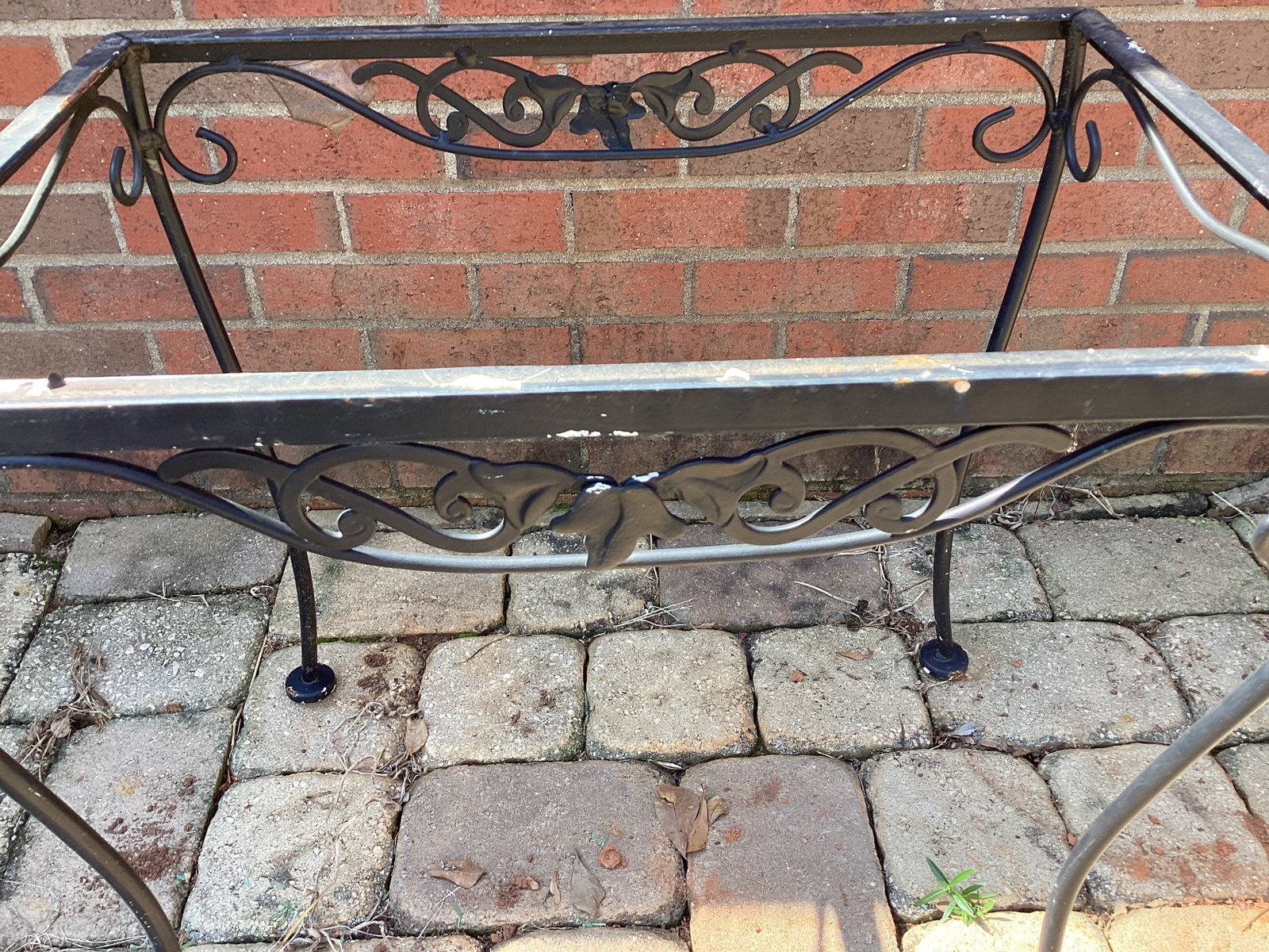 Metal Outdoor Table - No Glass - 3