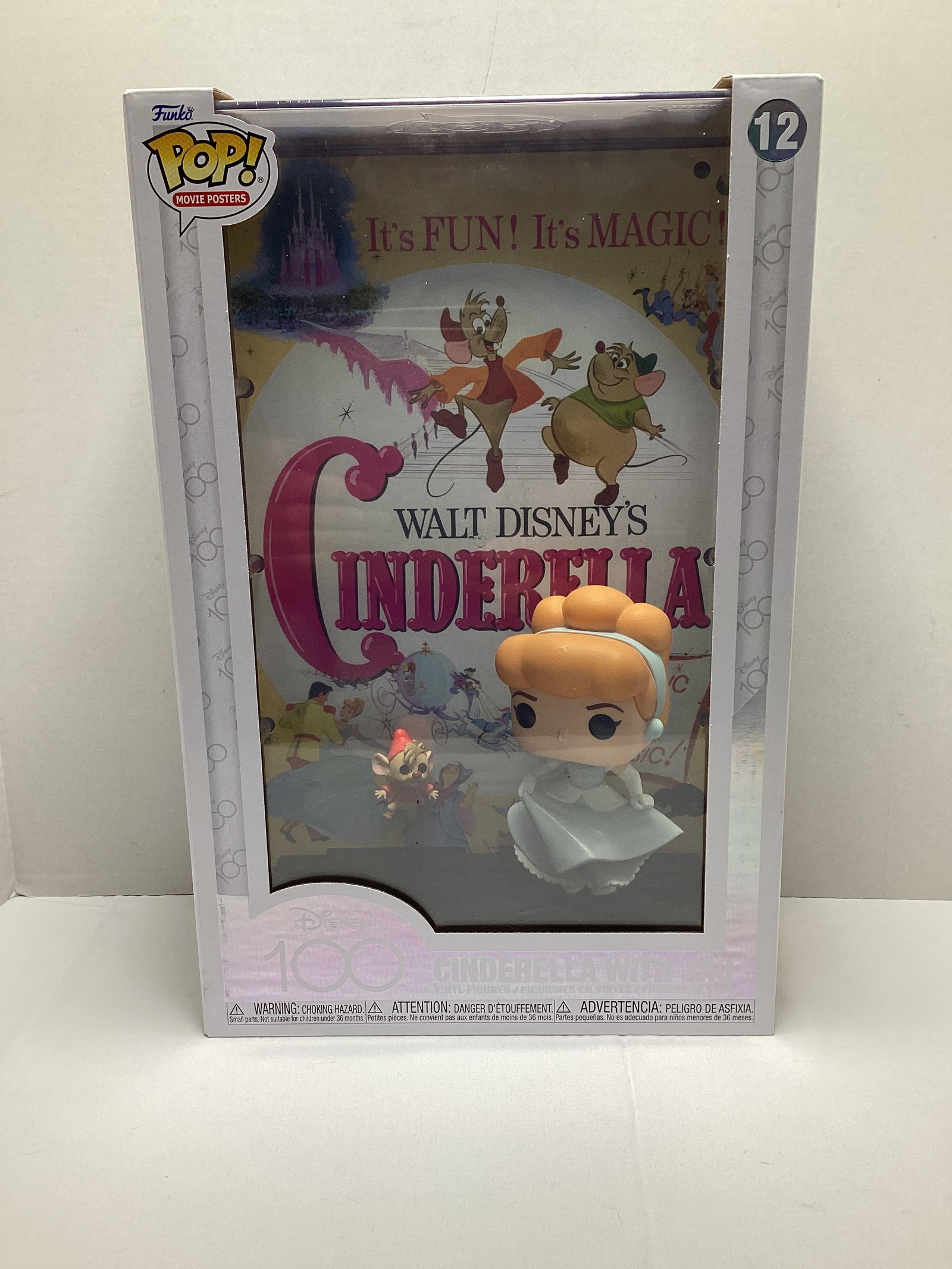 Funko Pop Disney Cinderella with Jaq Movie Poster: .