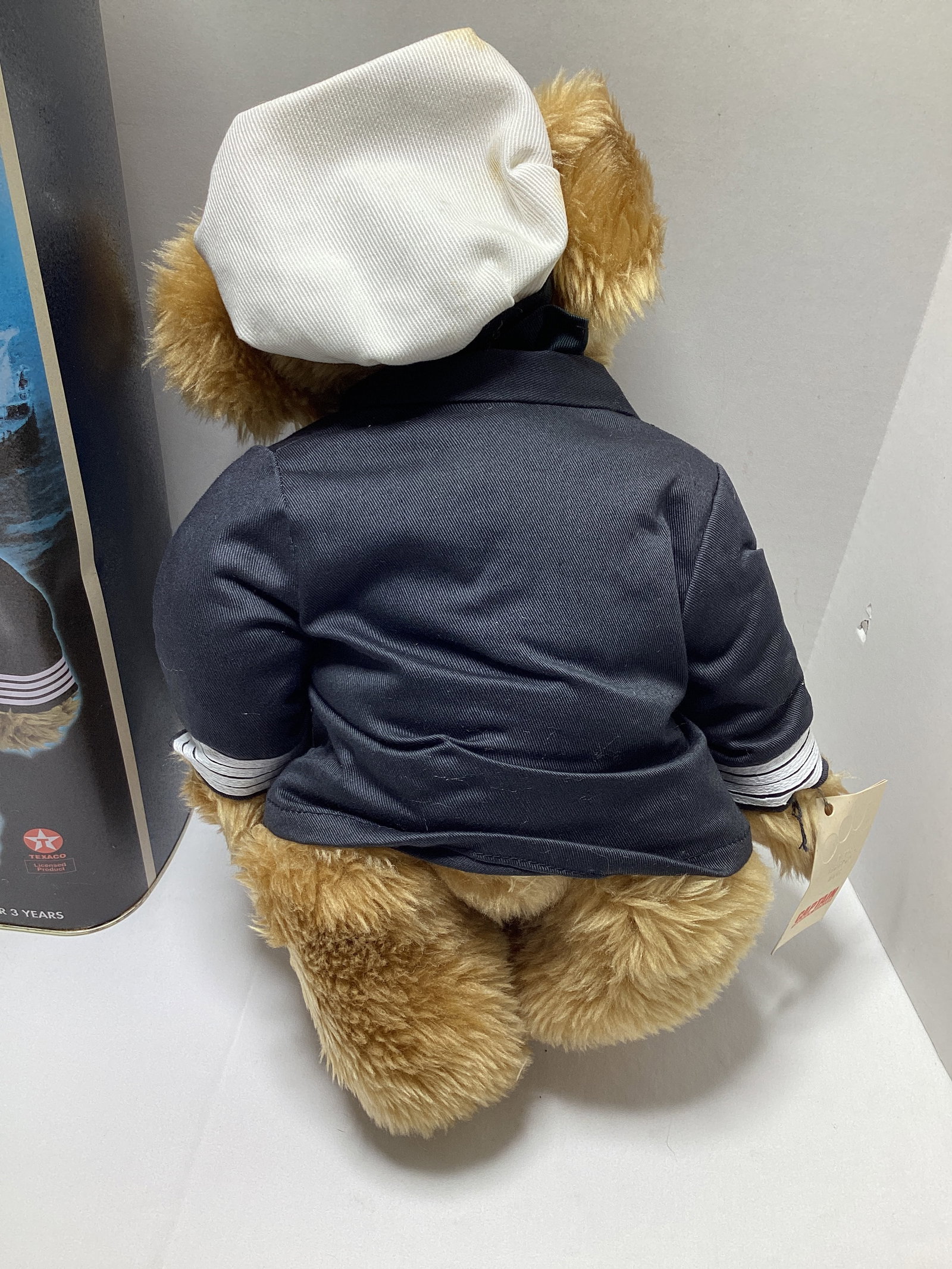 Texaco Captain Tankers Master Teddy Bear with Coin Bank Tin - 6